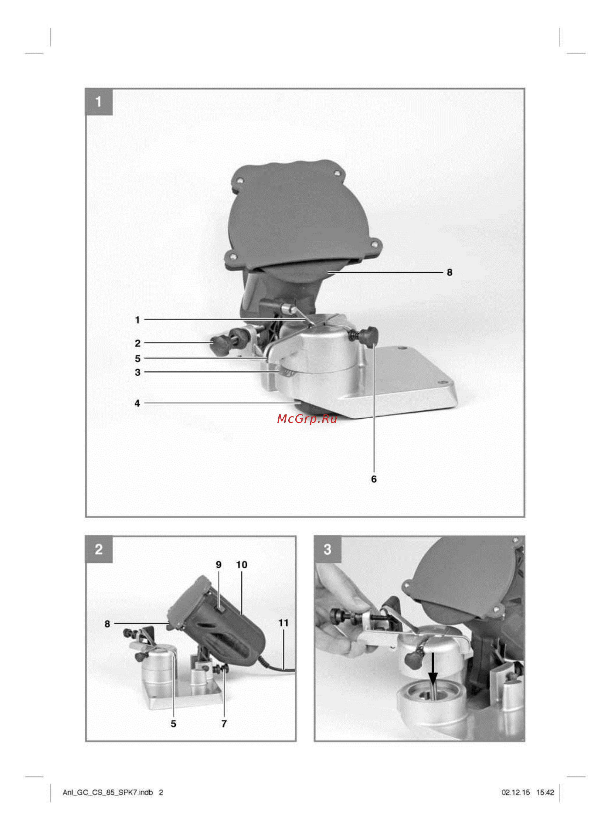 Einhell GC-CS 85 E Инструкция по эксплуатации онлайн [2/14] 512978