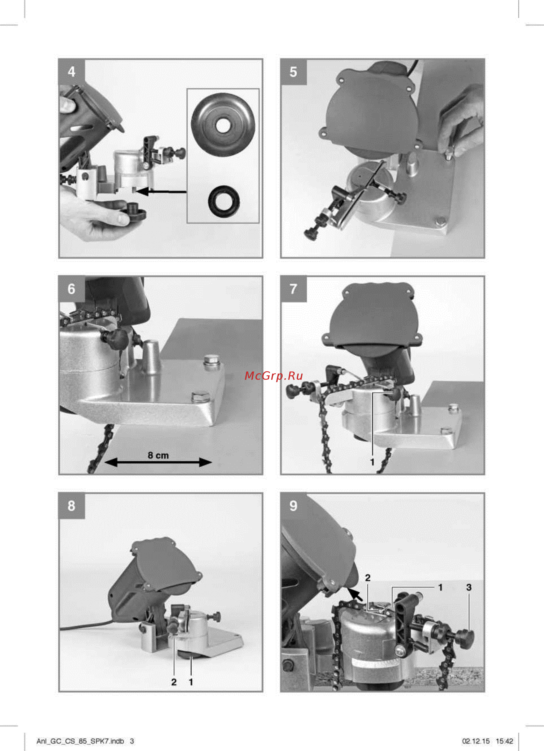 Einhell GC-CS 85 E Инструкция по эксплуатации онлайн [3/14] 512978