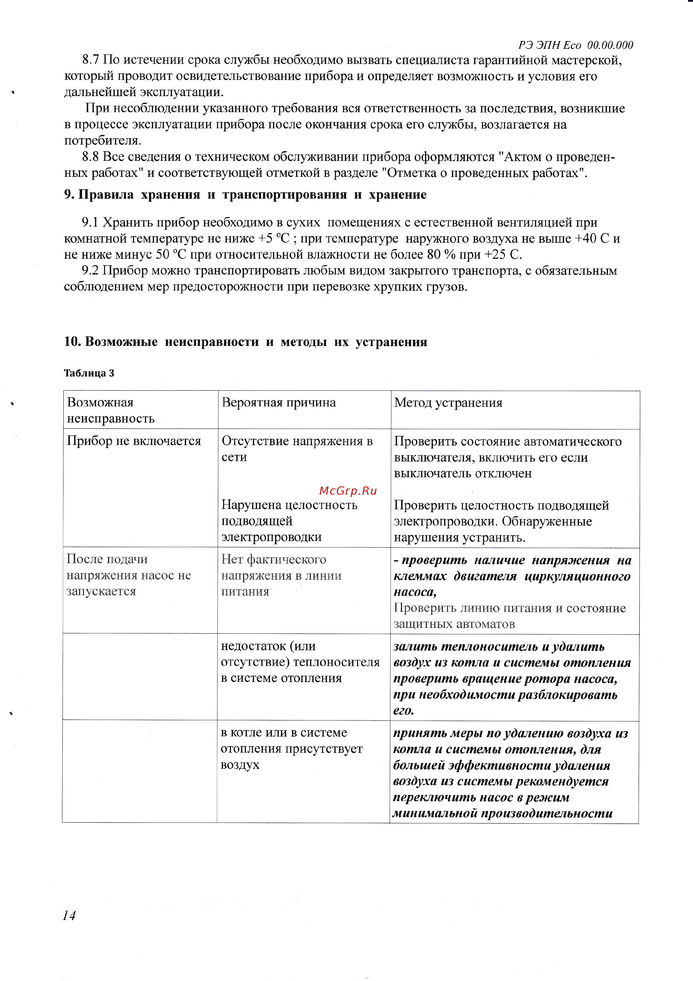 ТЕРМОСТАЙЛ ЭПН ECO 7.5 [14/20] Правила