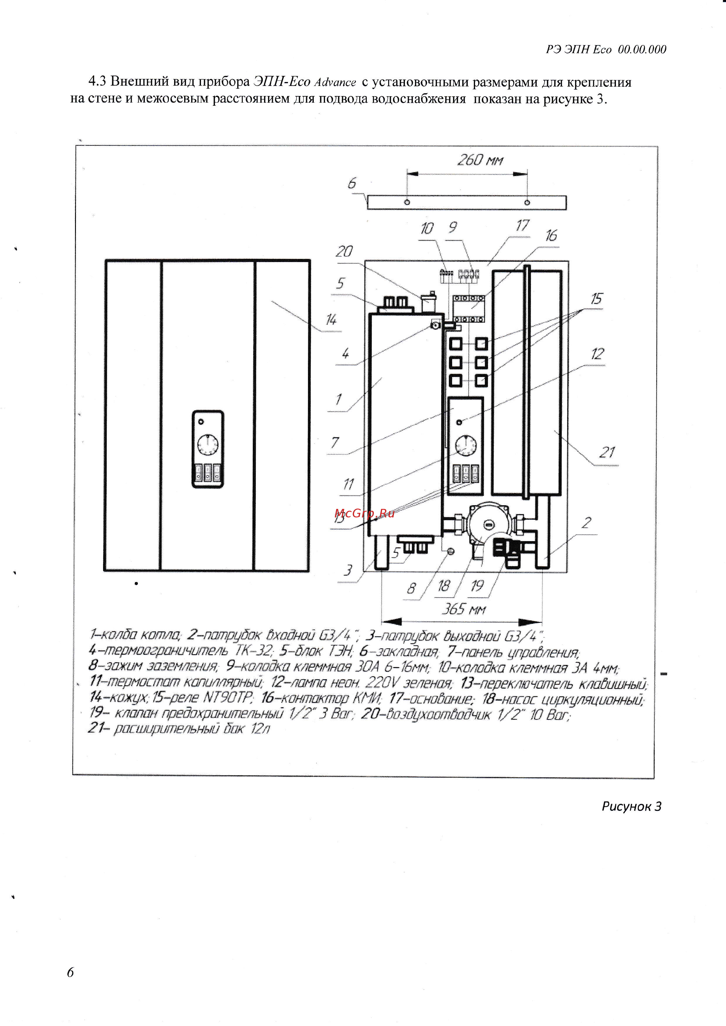 ТЕРМОСТАЙЛ ЭПН ECO 5.1 [6/20] Ьхвхg х
