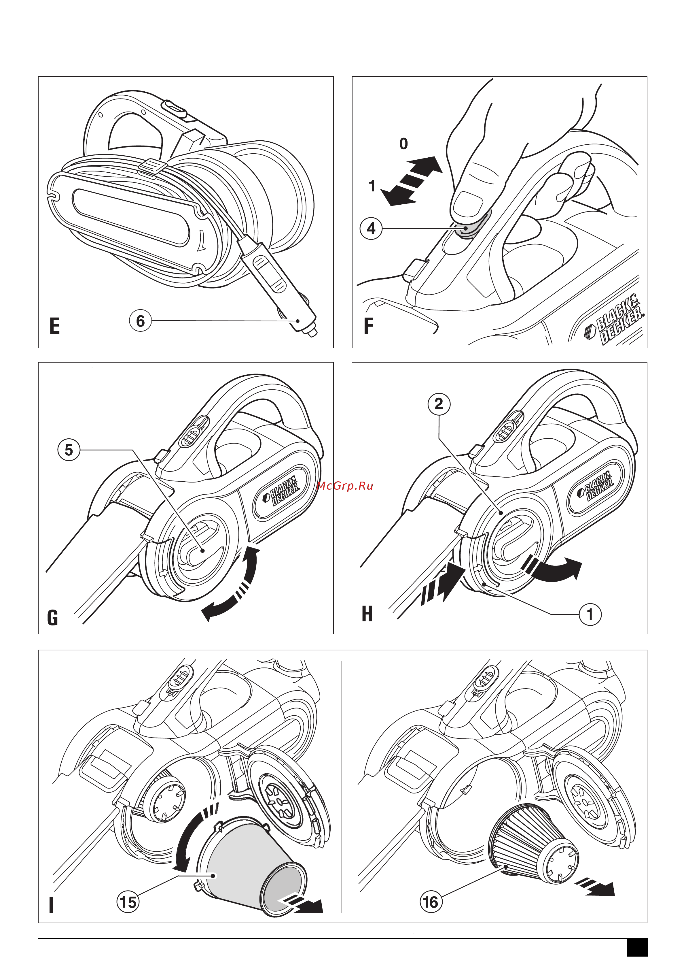 BLACK & DECKER PAV1205 Инструкция по эксплуатации онлайн [3/12] 671254