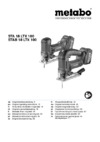 Metabo STAB 18 LTX 100 (601003800) Инструкция по эксплуатации