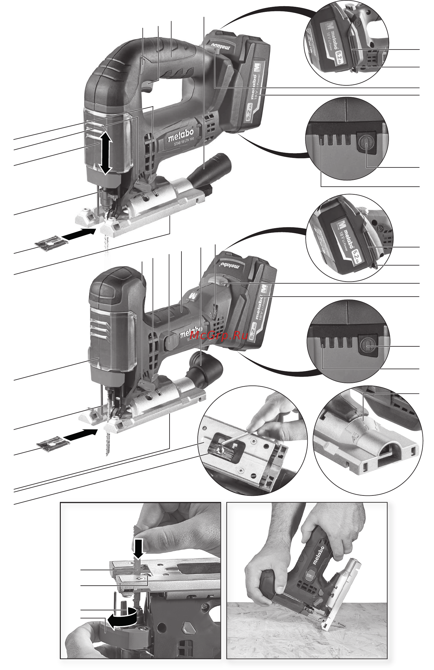 Metabo STA 18 LTX 100 (601002800) Инструкция по эксплуатации онлайн [2/80] 513842