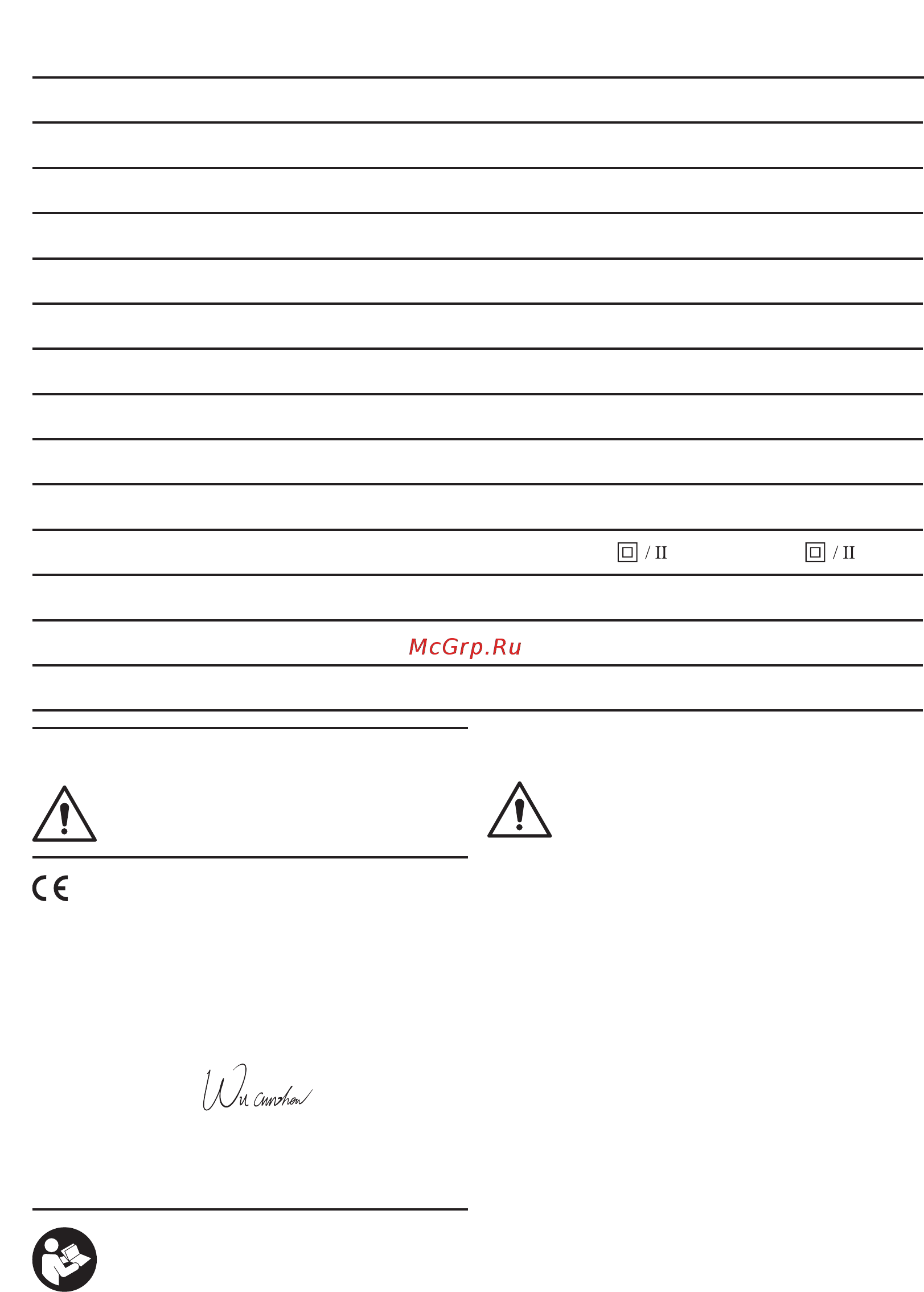 Crown CT14019X [11/152] Allgemeine sicherheitsvorschriften