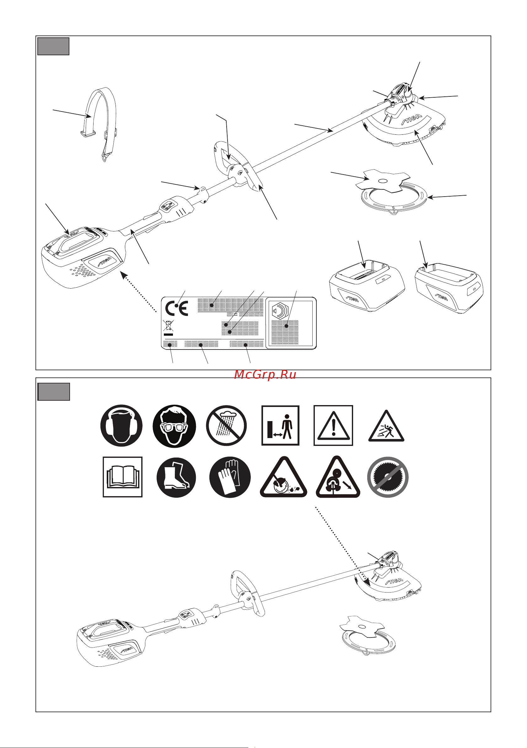 Stiga SBC 500 AE 278200008/ST1 Инструкция по эксплуатации онлайн [4/587] 865022