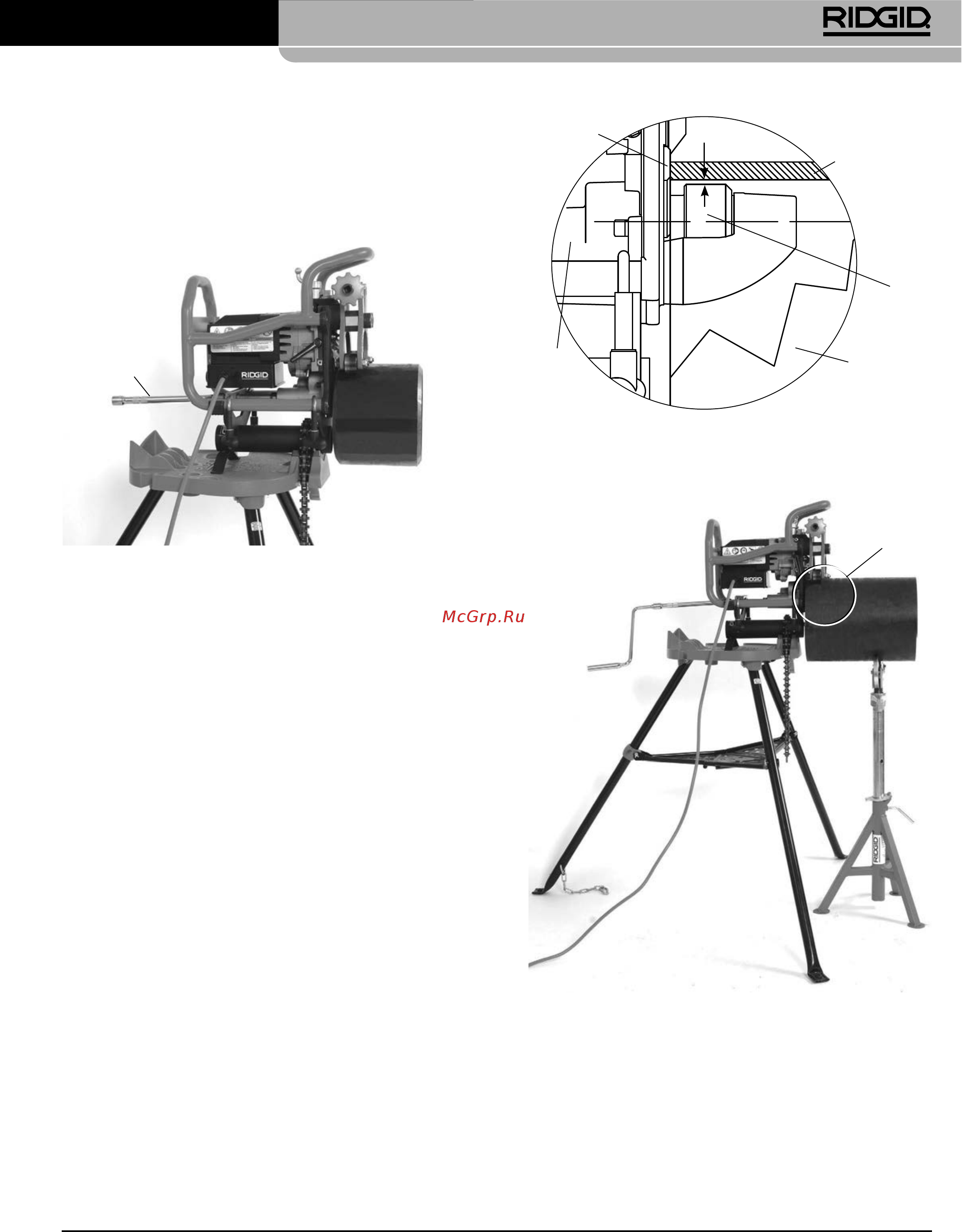 Ridgid В-500 55098 [131/449] Biselador de tubo transportável modelo b 500