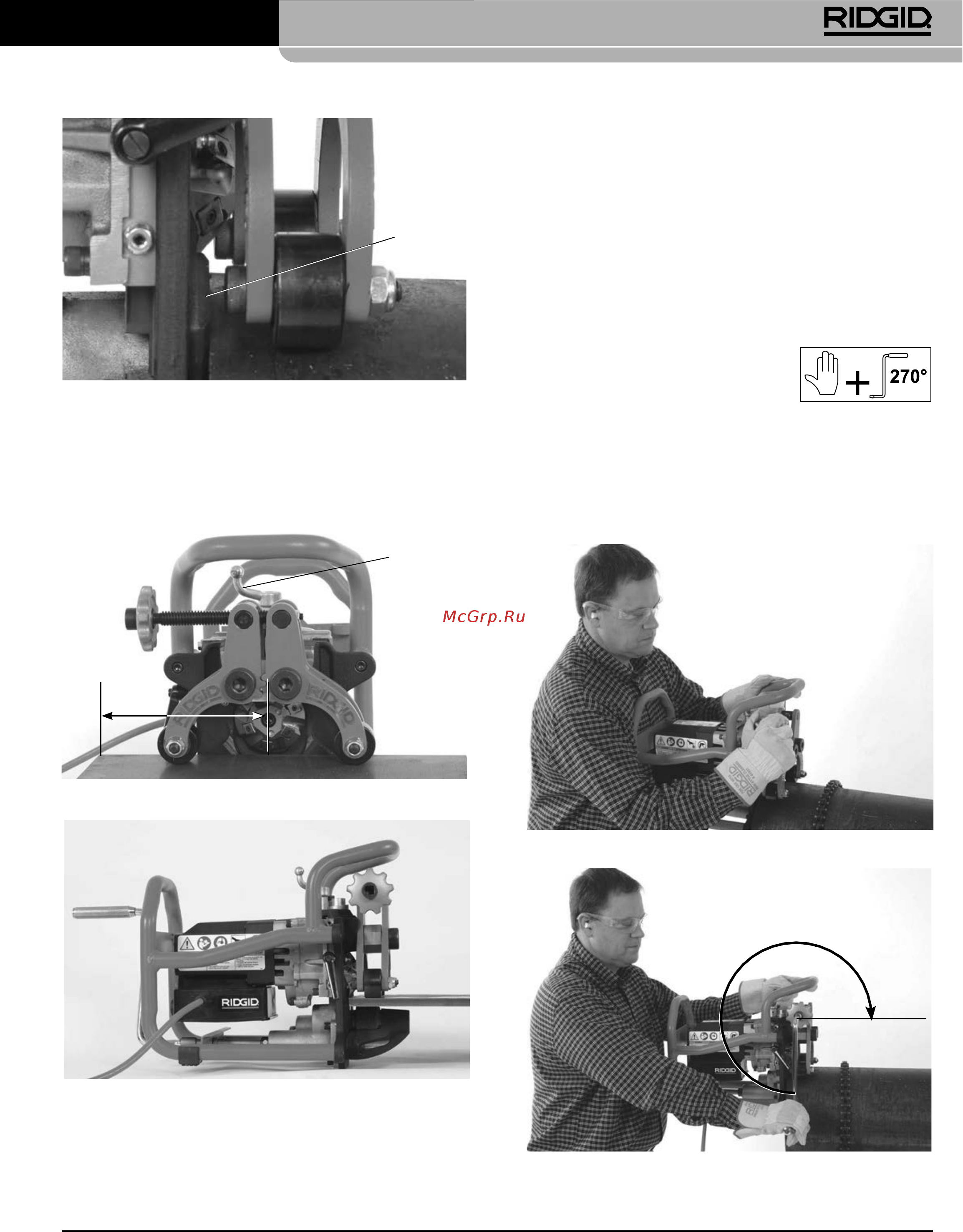 Ridgid В-500 55098 [133/449] Biselador de tubo transportável modelo b 500