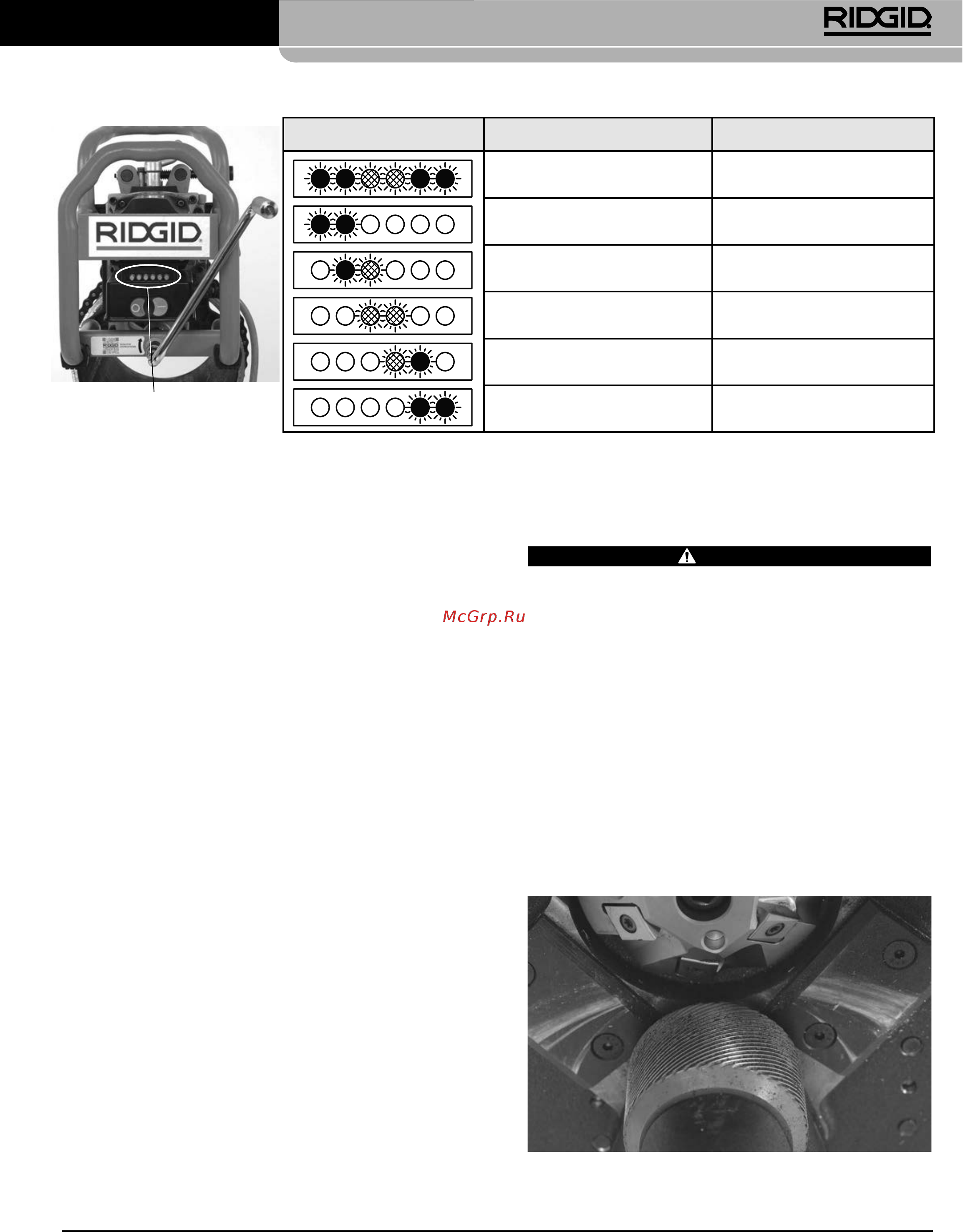 Ridgid В-500 55098 [191/449] Instruksjoner for vedlikehold