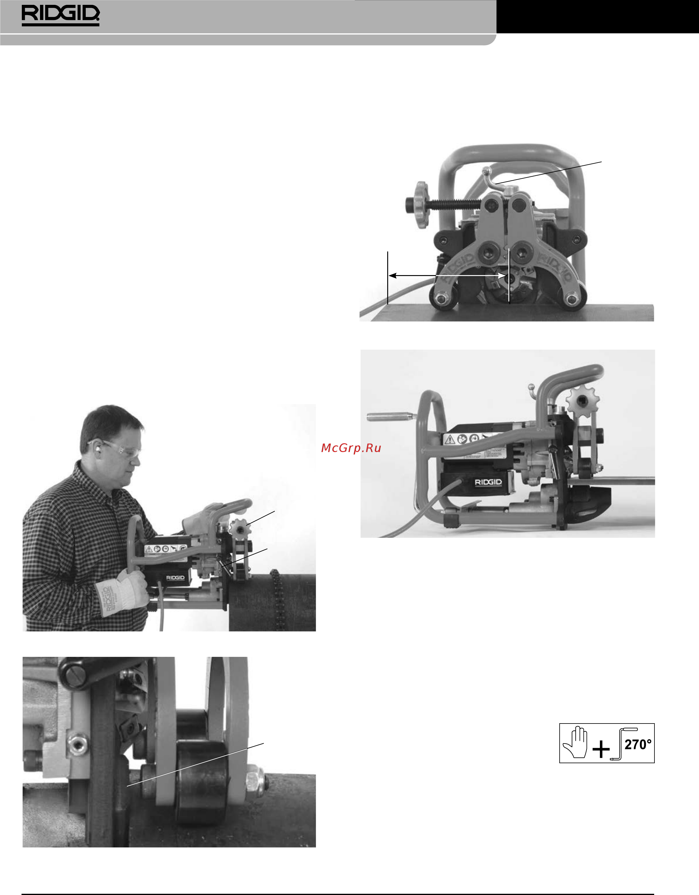 Ridgid В-500 49303 [206/449] Malli b 500 siirrettävä viisteleikkuri