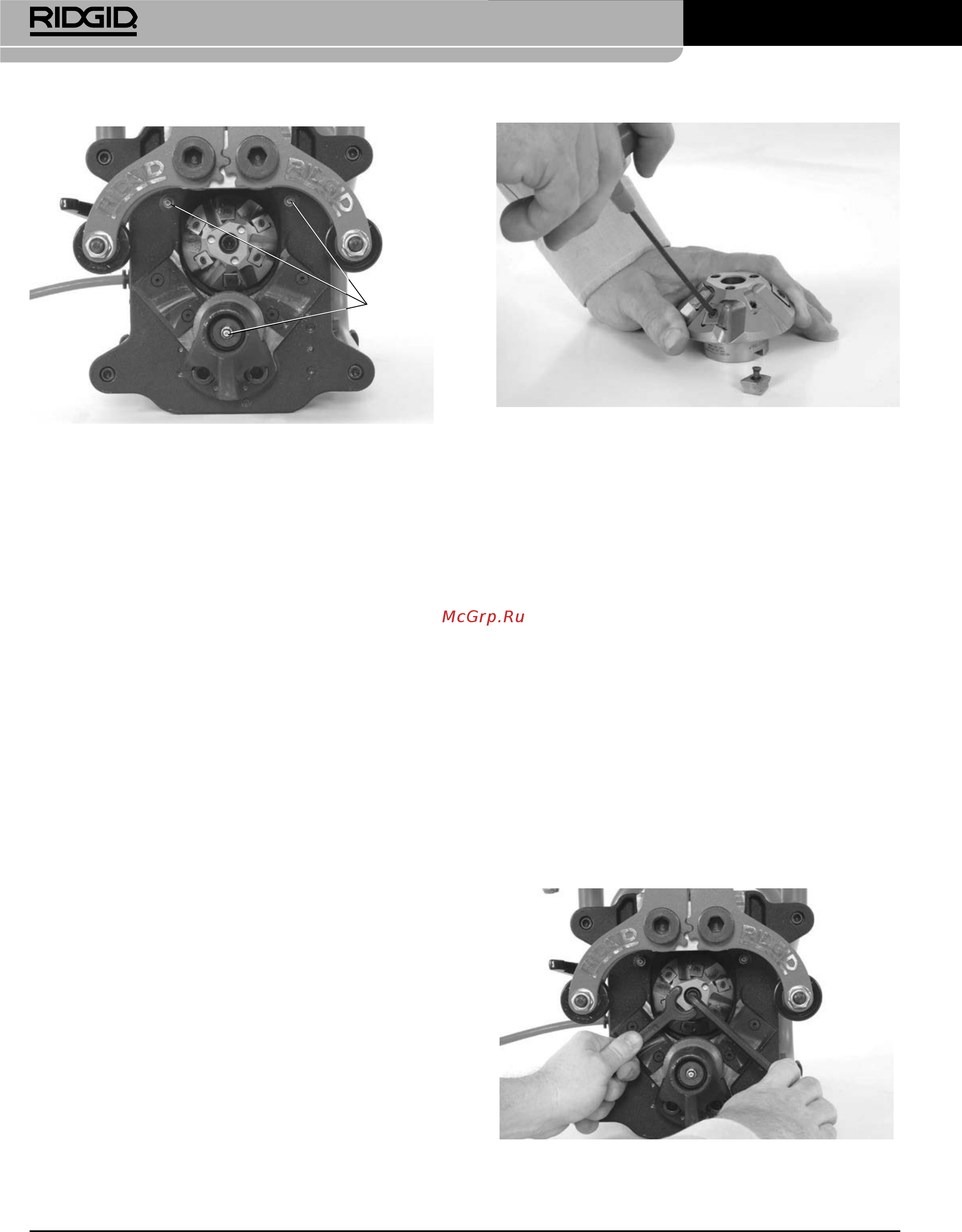 Ridgid В-500 49303 [248/449] Model b 500 přenosná úkosovačka trubek