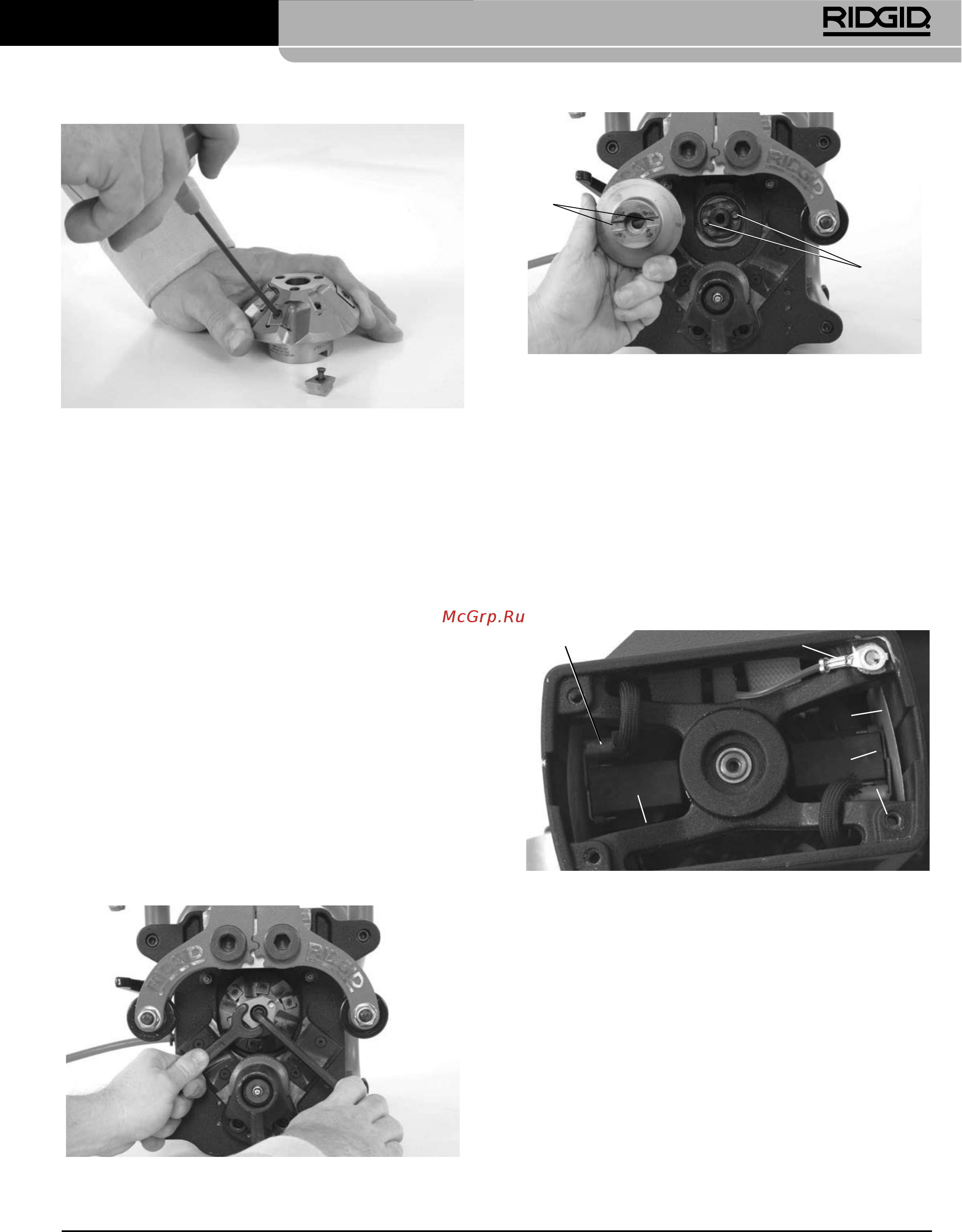 Ridgid В-500 55098 [267/449] Model b 500 prenosná úkosovačka rúrok