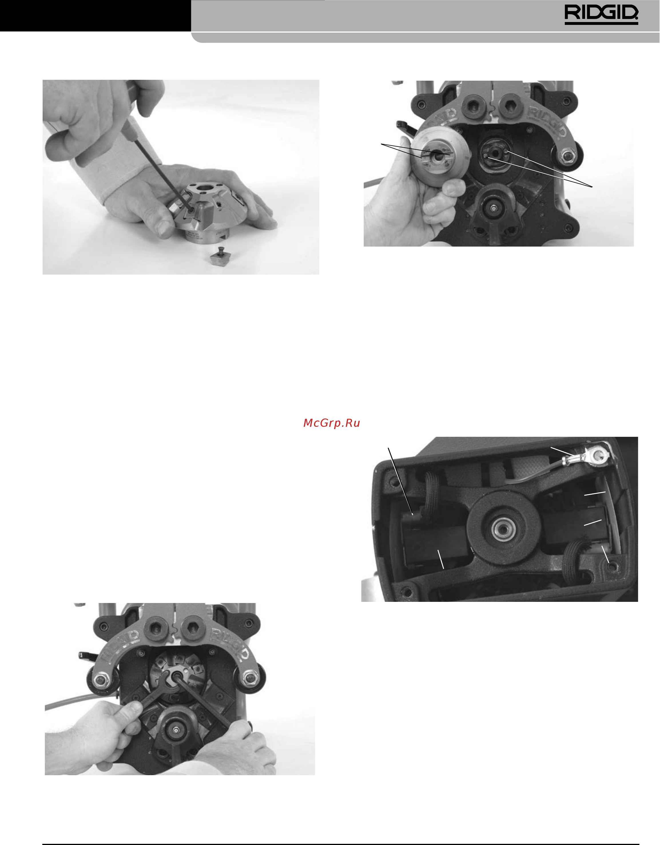 Ridgid В-500 55098 [307/449] Model b 500 hordozható cső leélező gép