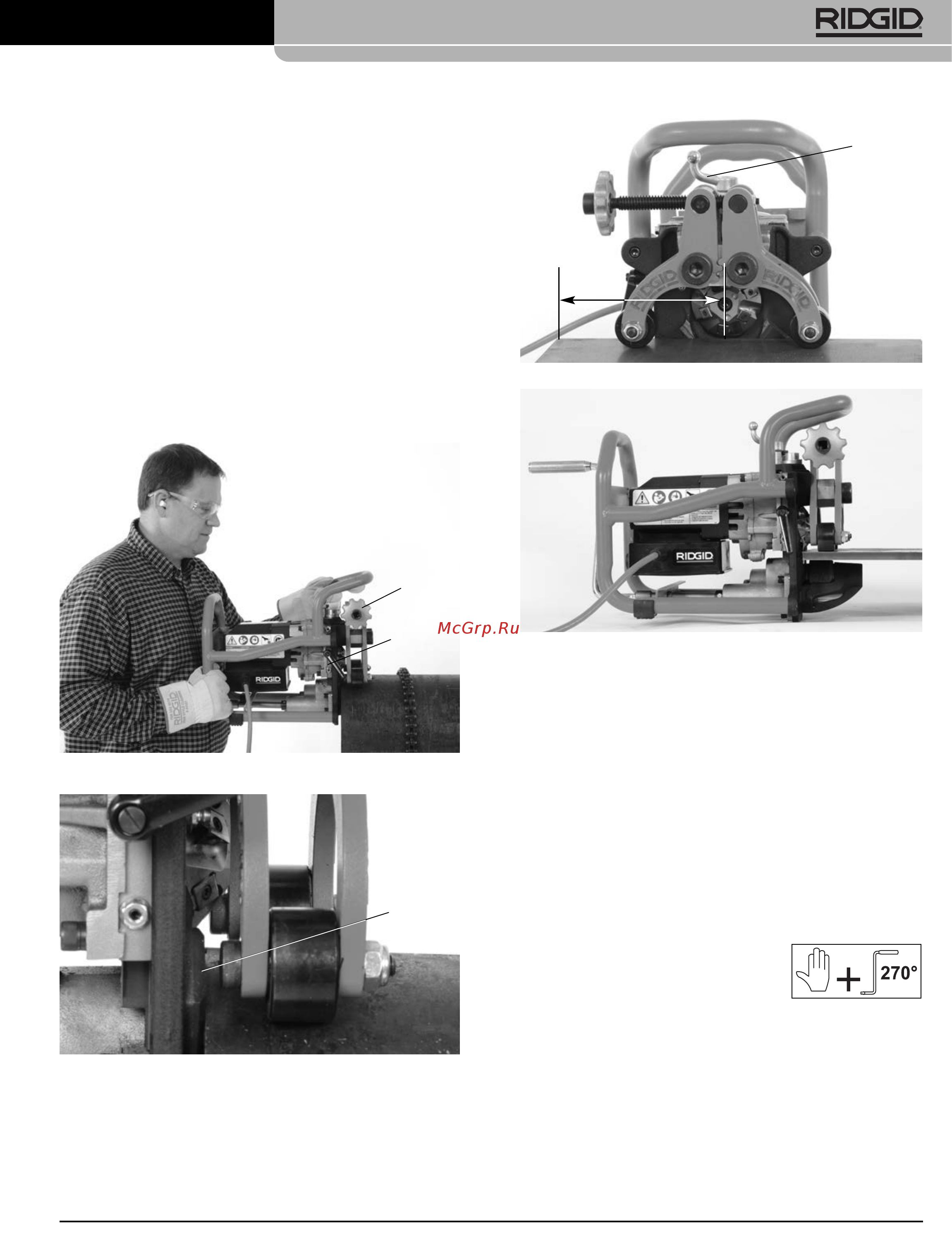 Ridgid В-500 55098 [33/449] Machine à biseauter les tubes modèle b 500