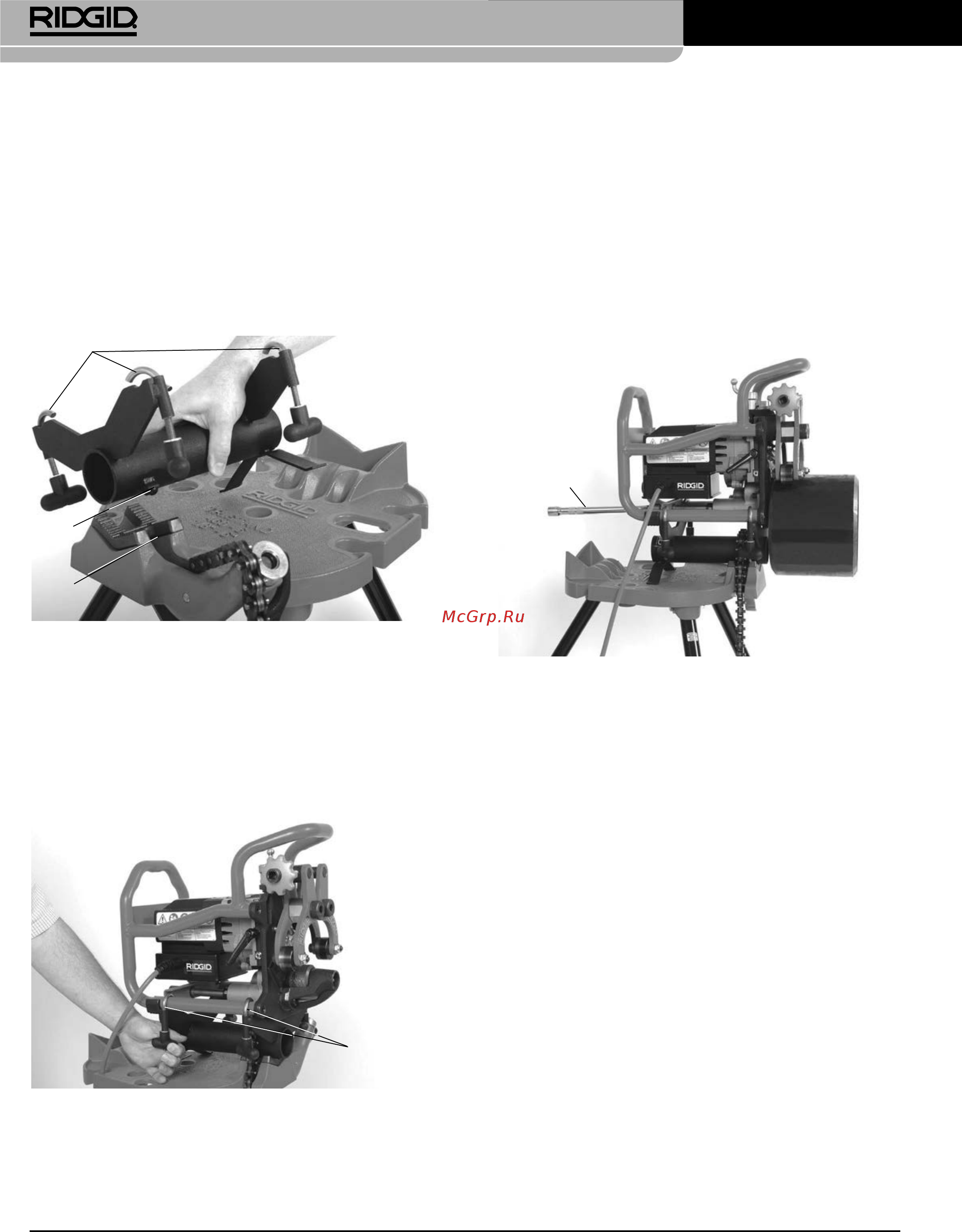 Ridgid В-500 55098 [342/449] Model b 500 prenosivi alat za upuštanje rubova cijevi