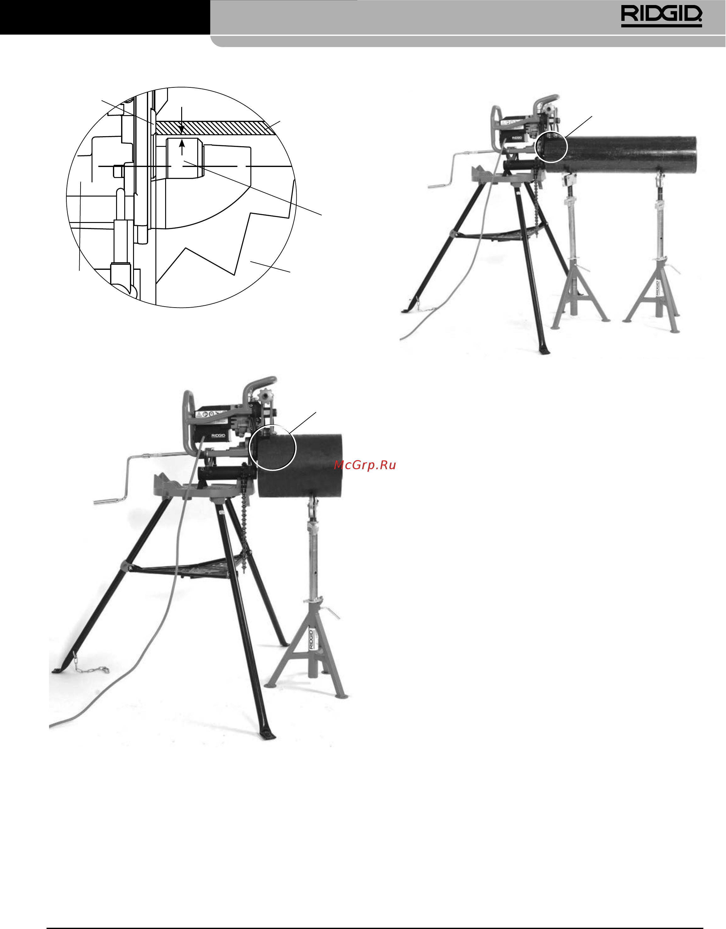 Ridgid В-500 55098 [343/449] Model b 500 prenosivi alat za upuštanje rubova cijevi