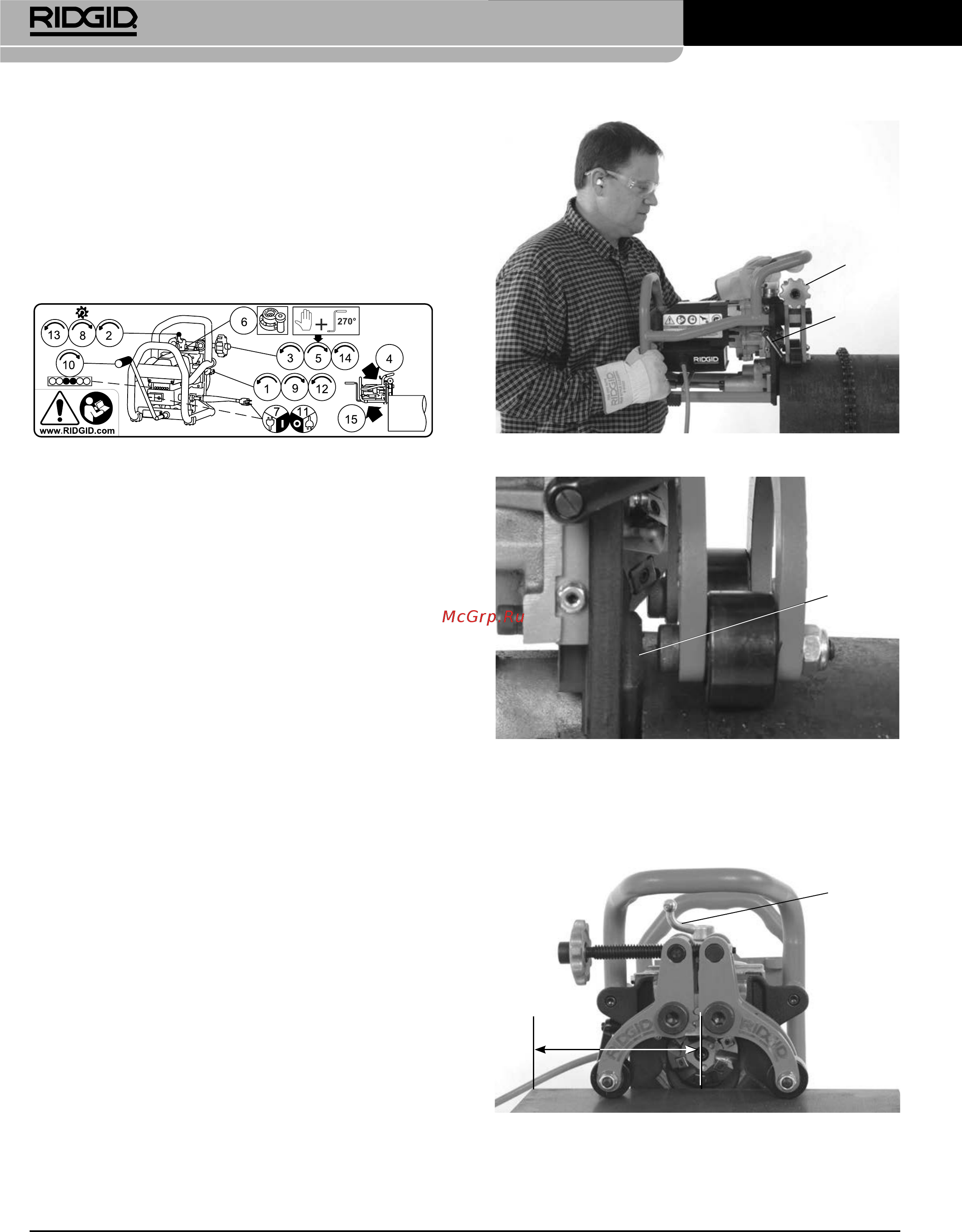 Ridgid В-500 55098 [344/449] Model b 500 prenosivi alat za upuštanje rubova cijevi