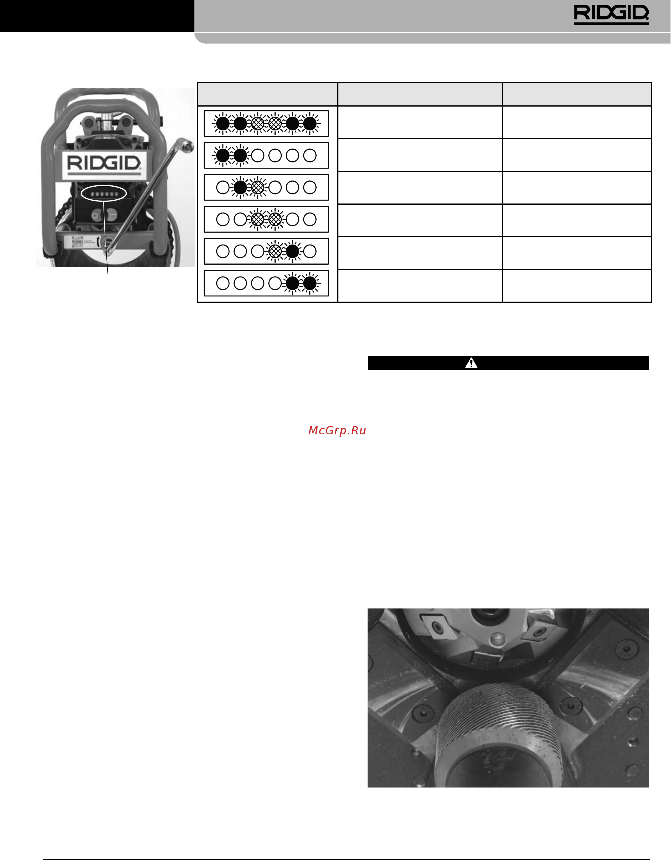 Ridgid В-500 55098 [347/449] Upute za održavanje