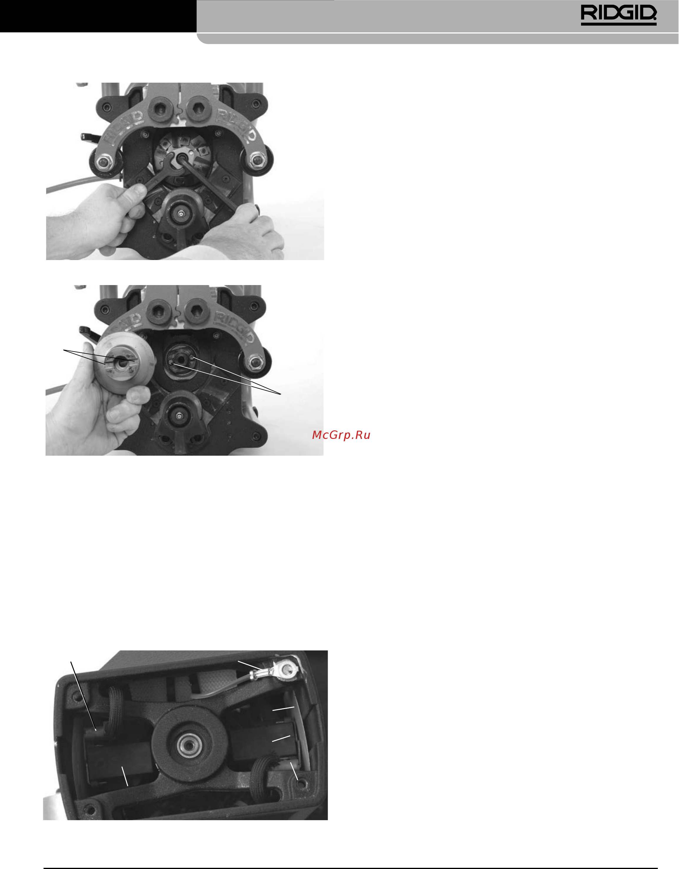 Ridgid В-500 55098 [349/449] Model b 500 prenosivi alat za upuštanje rubova cijevi