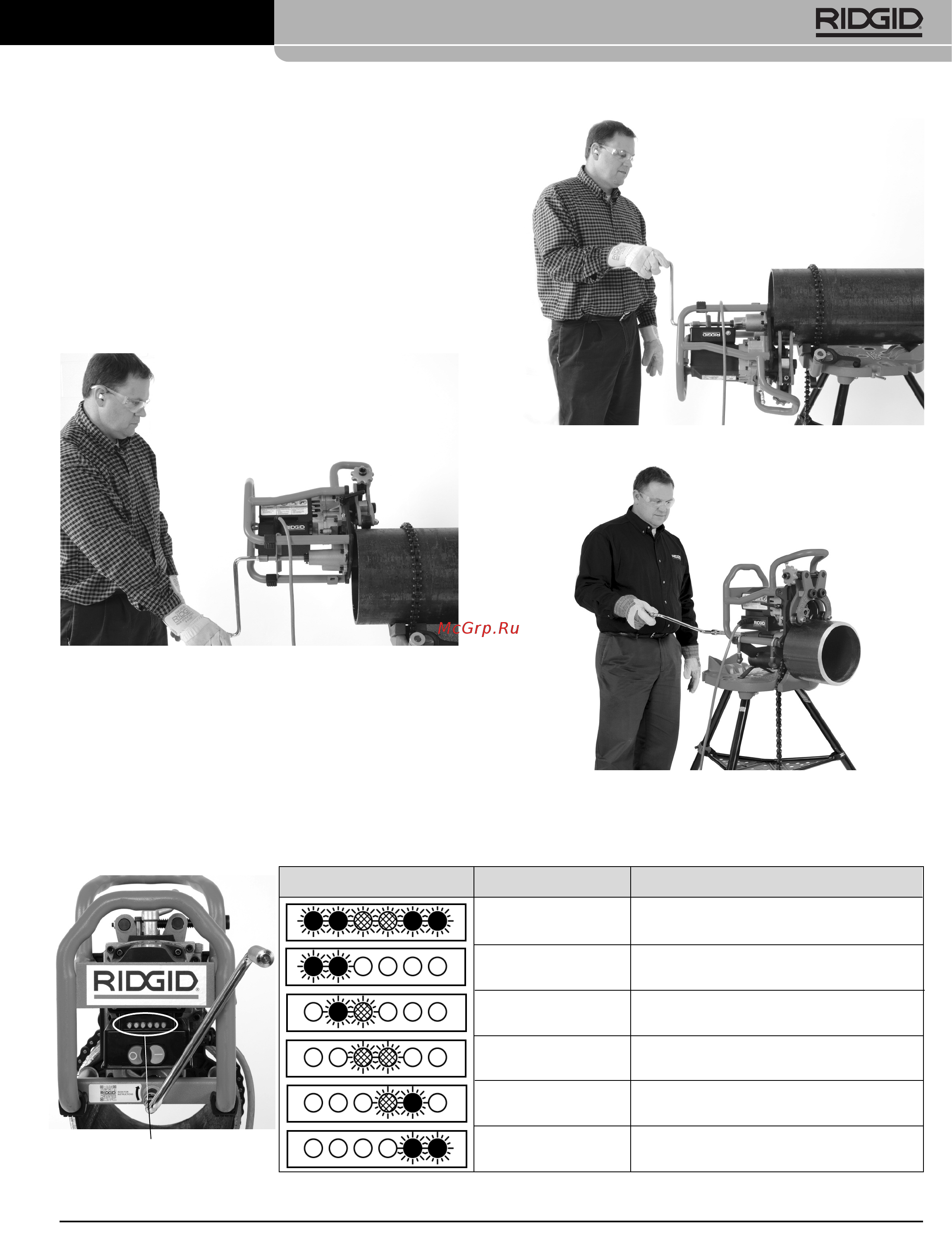 Ridgid В-500 55098 [35/449] Machine à biseauter les tubes modèle b 500