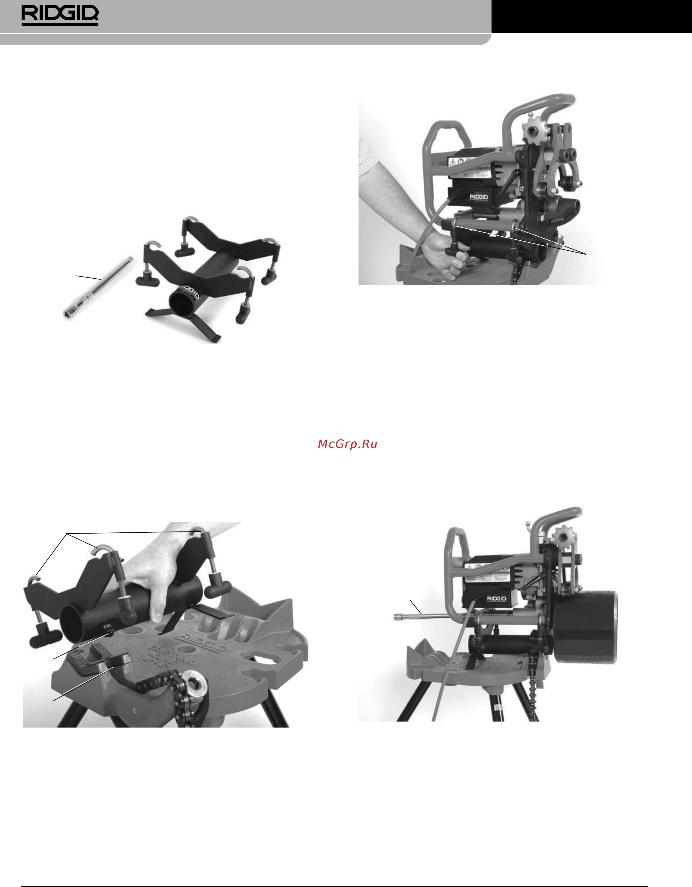 Ridgid В-500 55098 [360/449] Model b 500 prenosni posnemalec robov cevi
