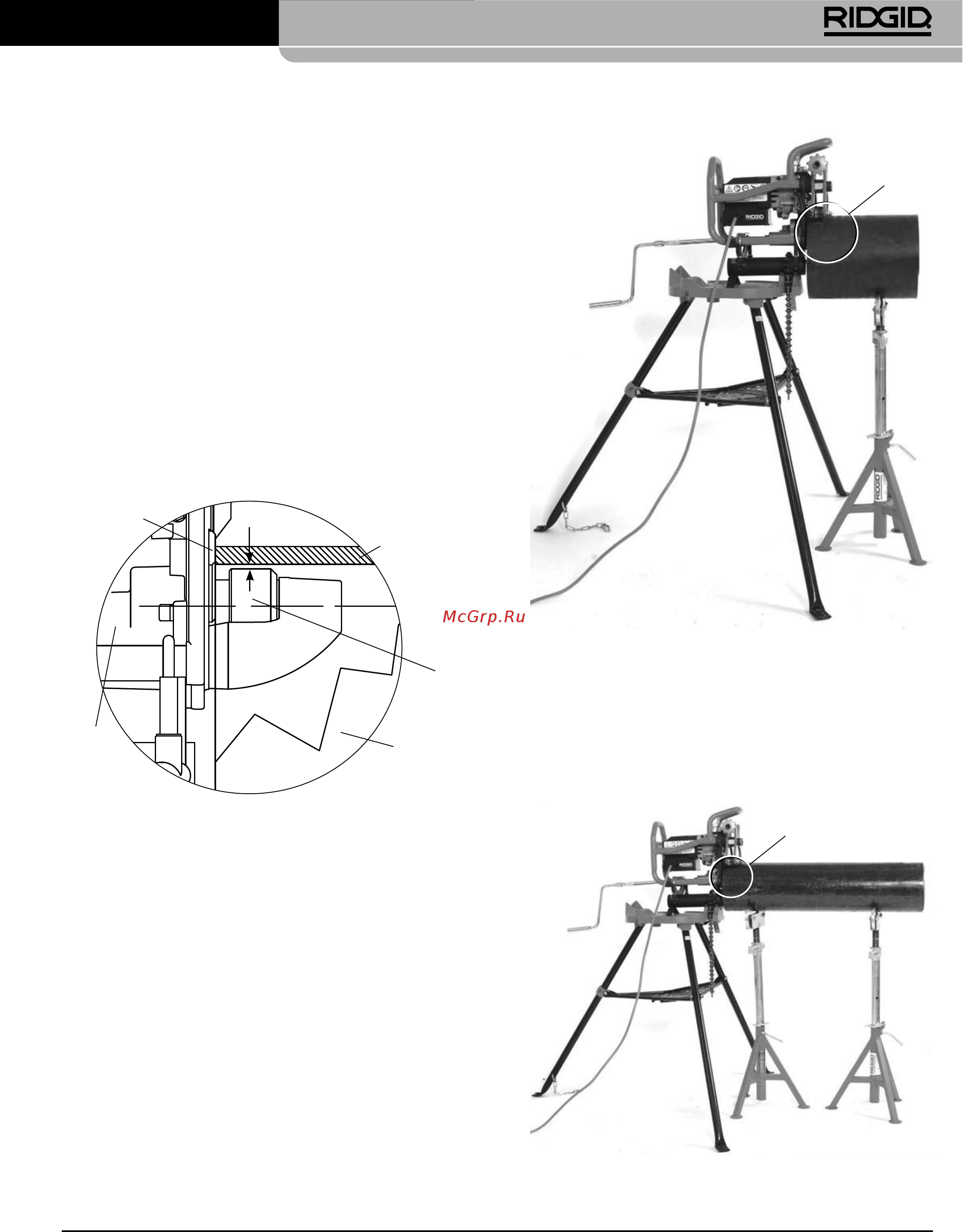 Ridgid В-500 55098 [379/449] Model b 500 prenosivi alat za obaranje ivica cevi