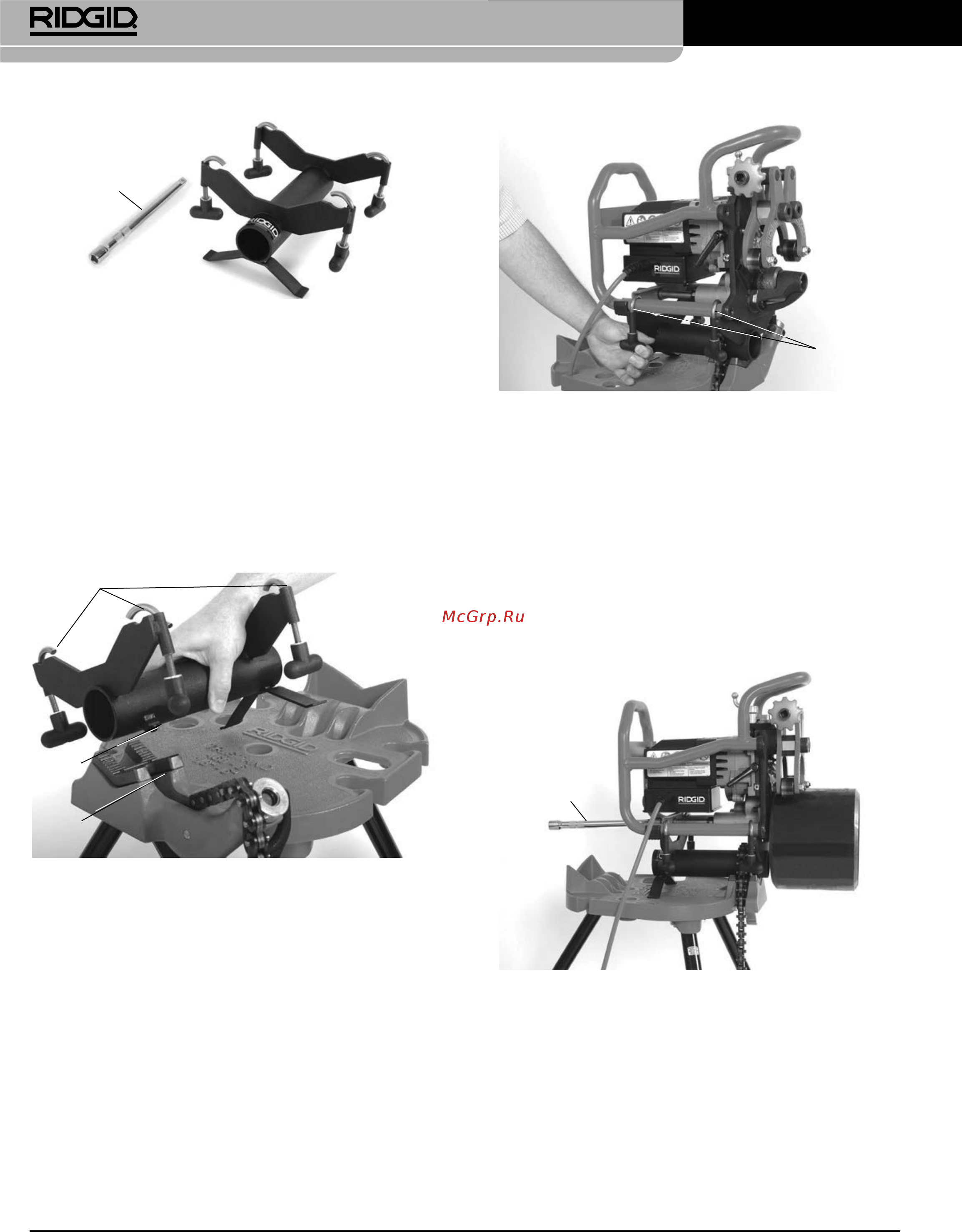 Ridgid B-500 49303 [420/449] Model b 500 taşınabilir boru pahlama makinesi