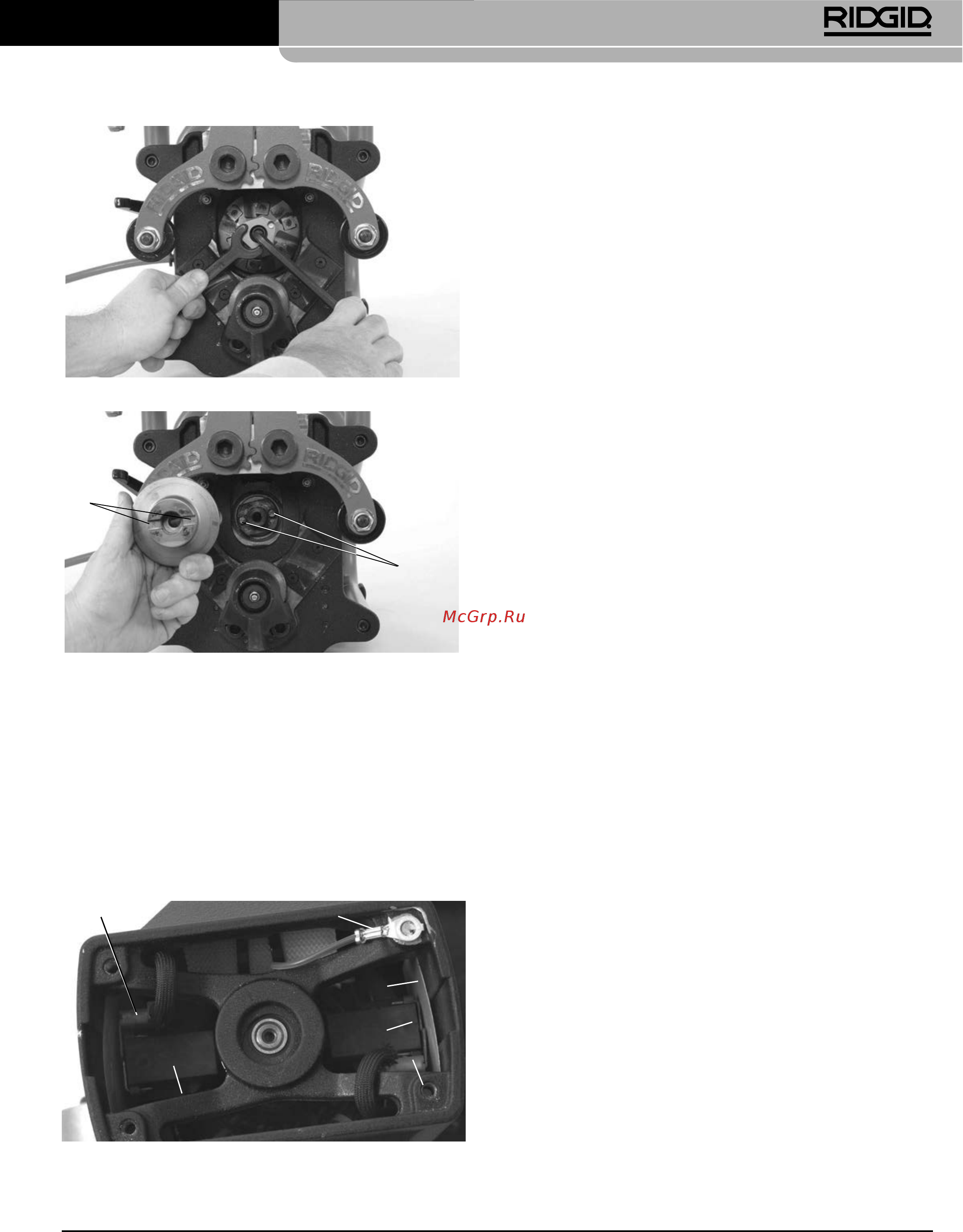 Ridgid B-500 49303 [427/449] Model b 500 taşınabilir boru pahlama makinesi