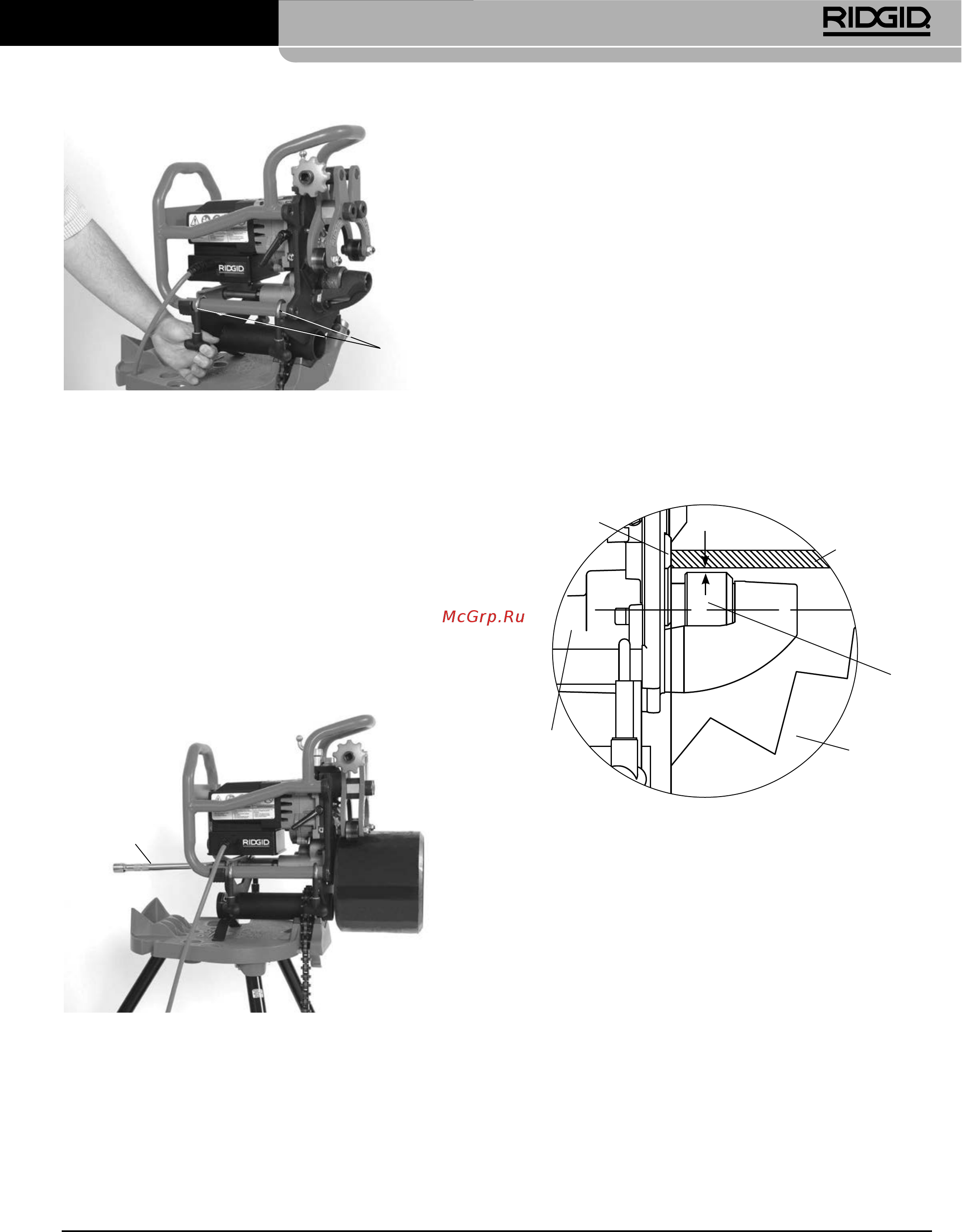 Ridgid В-500 55098 [439/449] B 500 е і т с т тегісте і егі