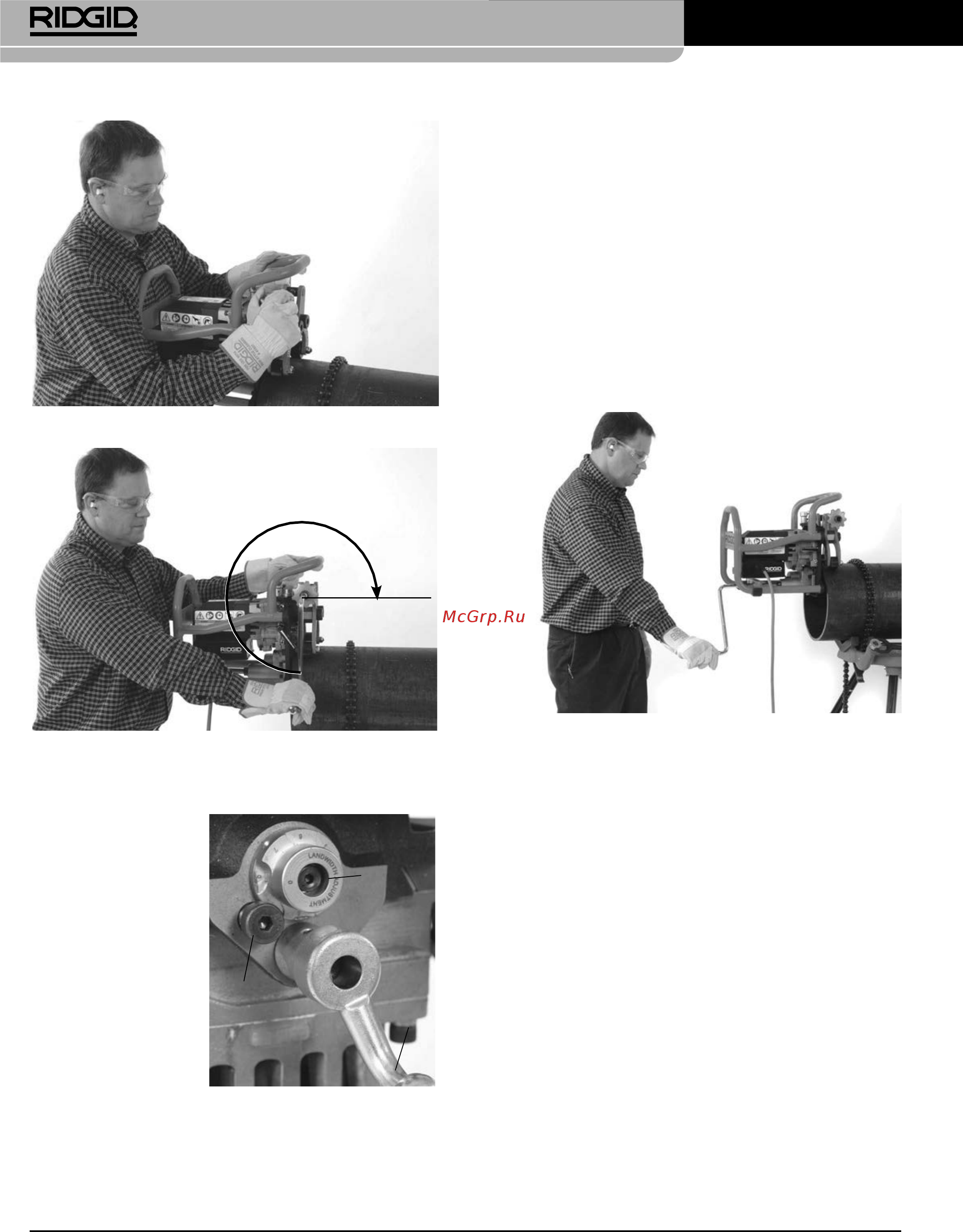 Ridgid В-500 55098 [442/449] B 500 е і т с т тегісте і егі