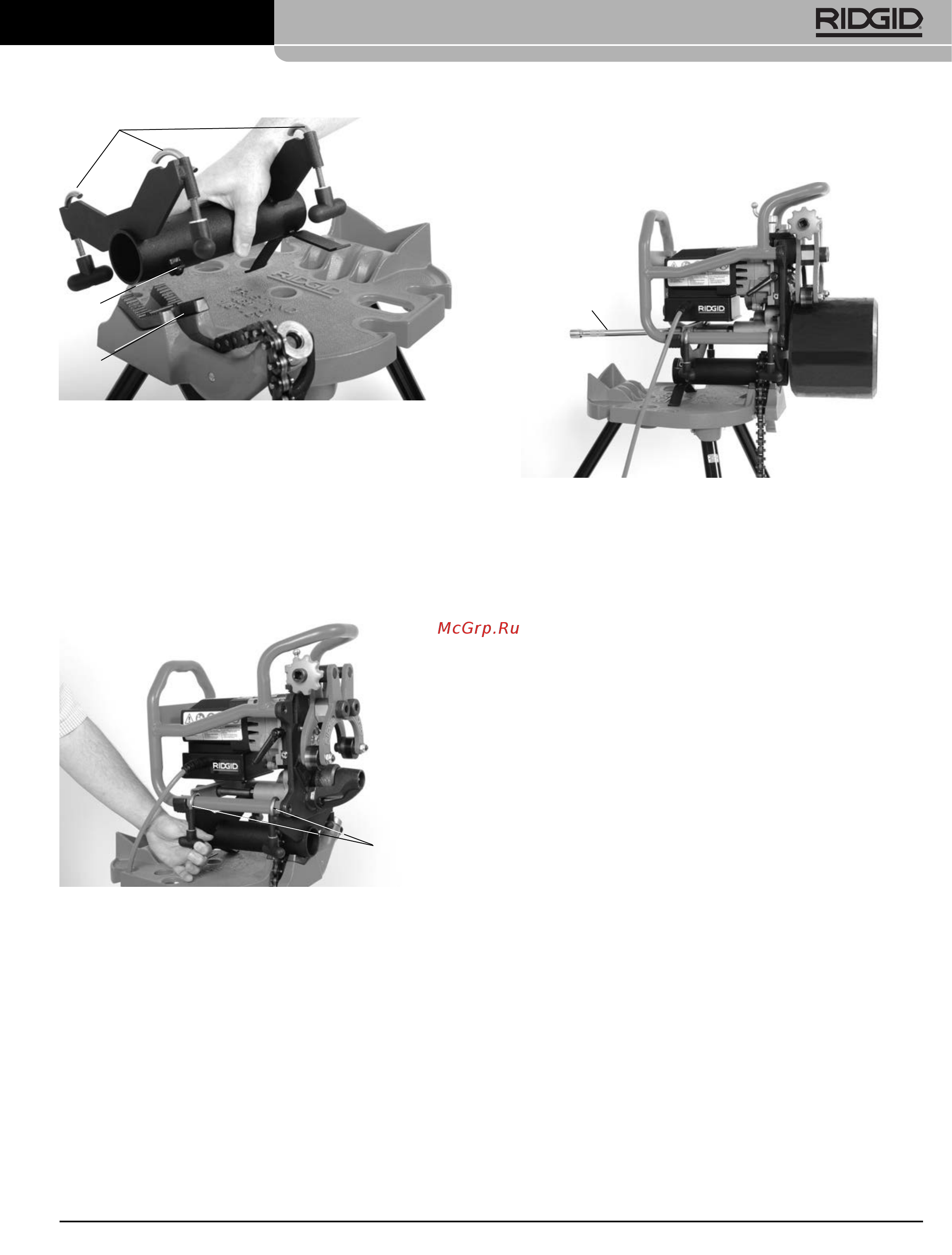 Ridgid В-500 49303 [51/449] Biseladora de tubos portátil modelo b 500