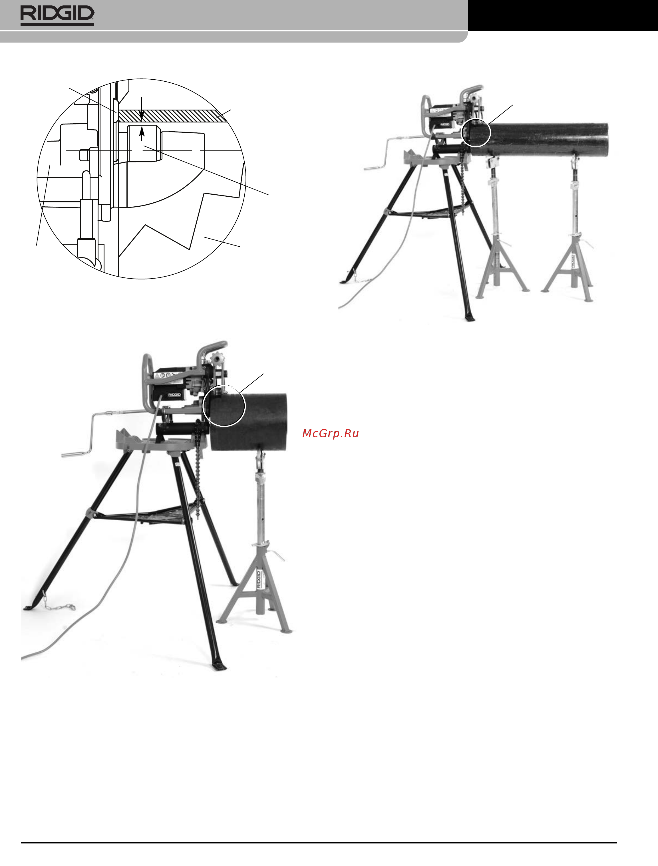 Ridgid B-500 49303 [52/449] Biselado