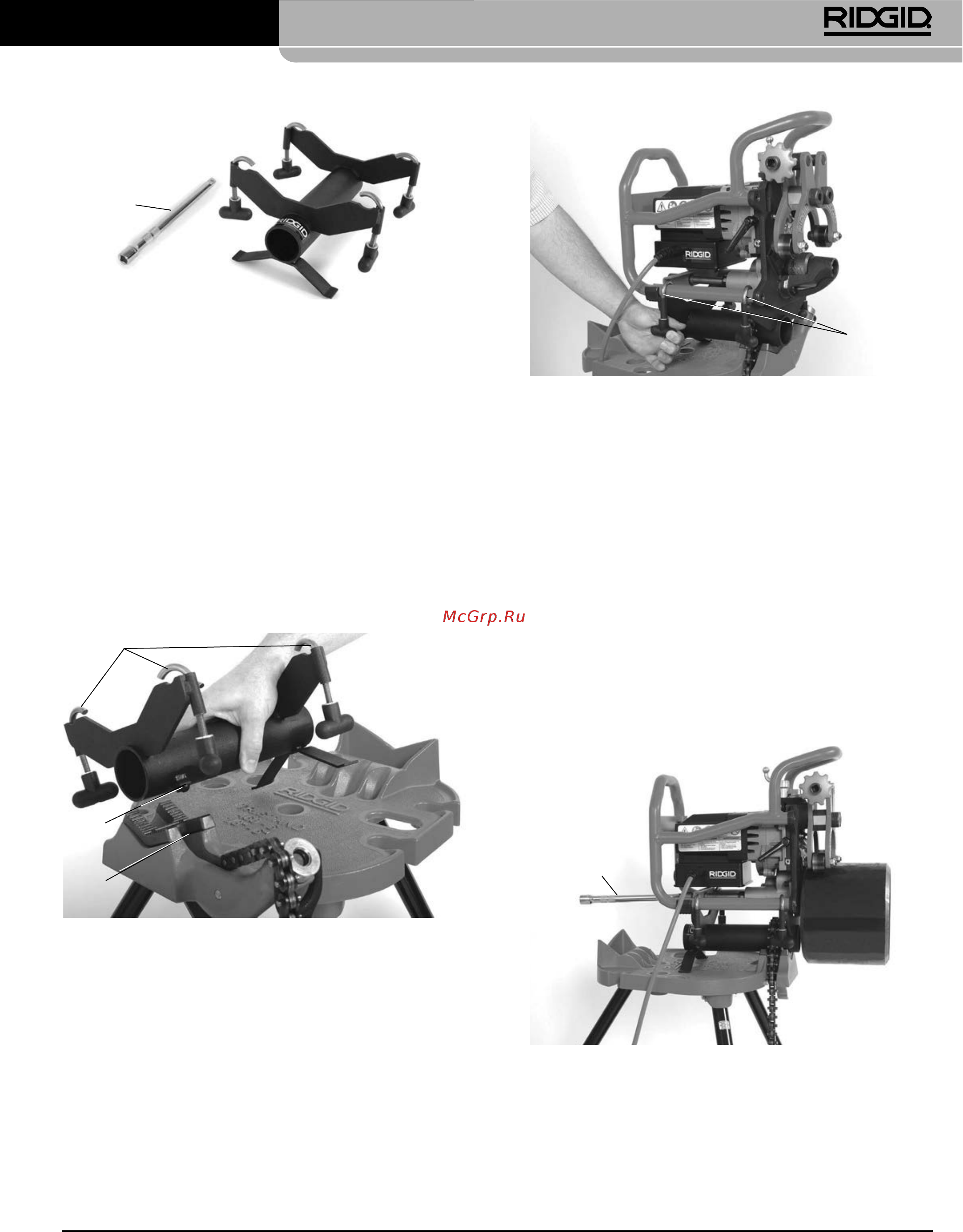 Ridgid В-500 49303 [71/449] Modell b 500 transportables rohr anfasgerät