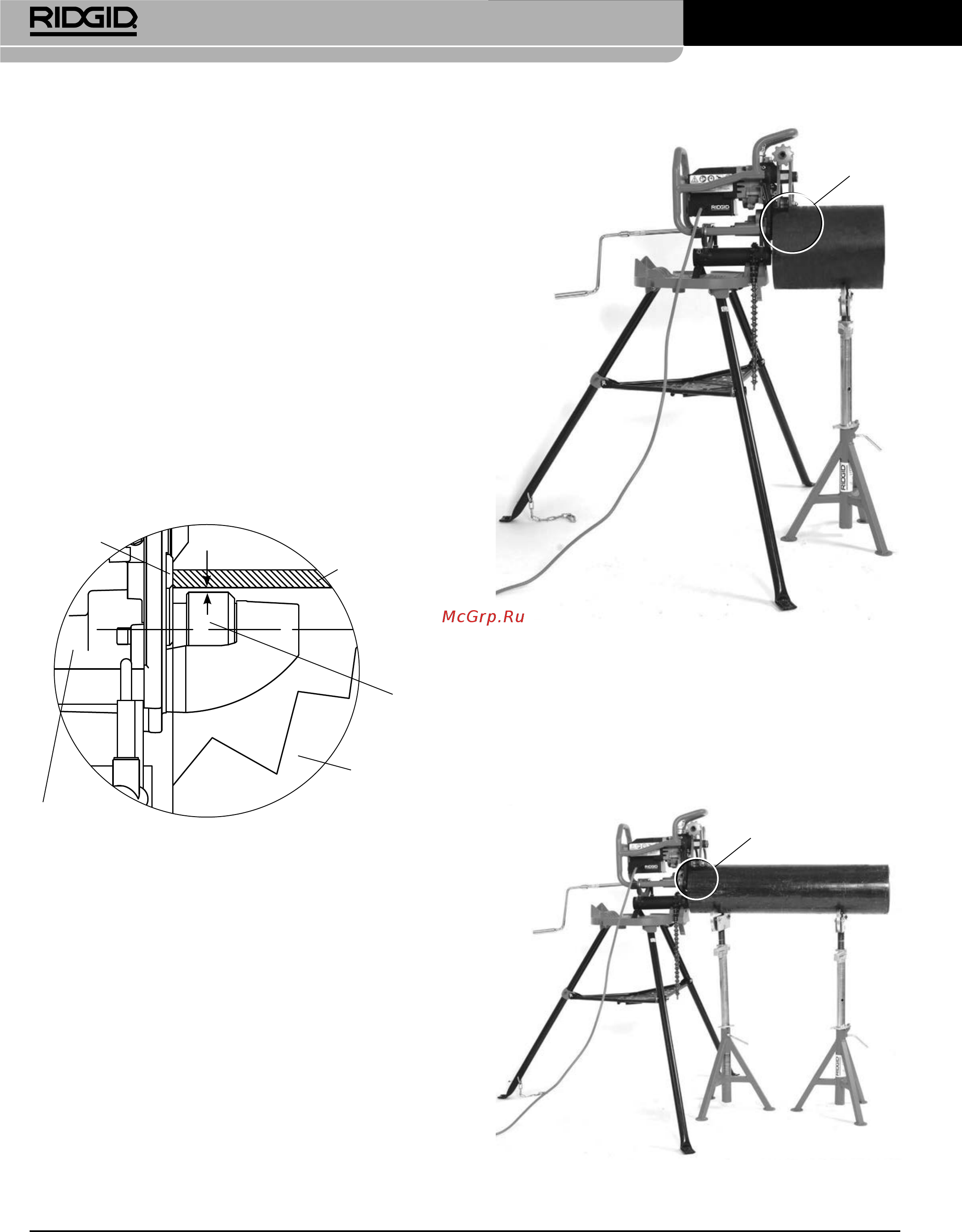 Ridgid В-500 55098 [92/449] Model b 500 draagbaar pijpafschuinapparaat