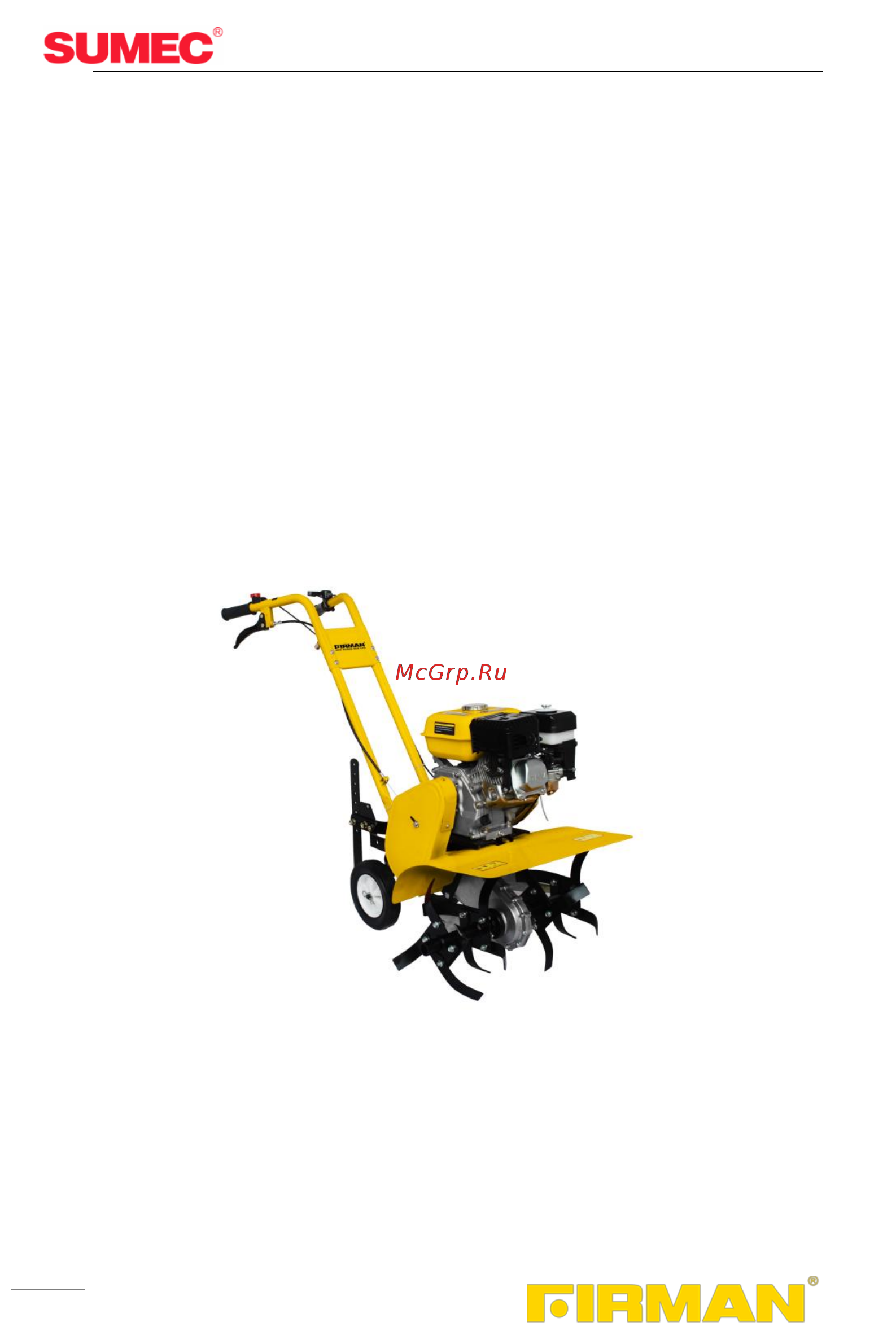 Firman FGT-7/80B Инструкция по эксплуатации онлайн
