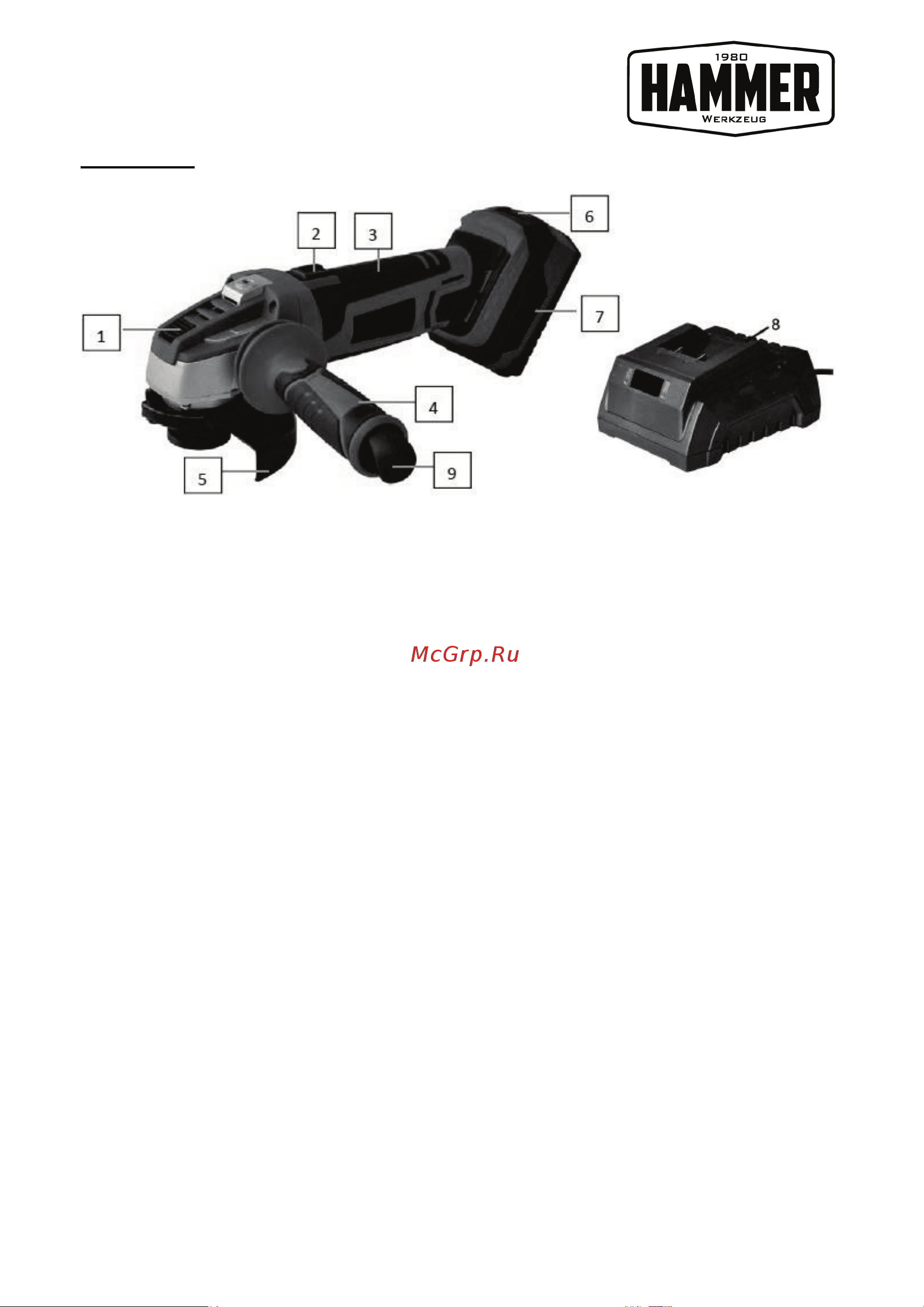 Hammer USM125Li PREMIUM без акк. и з.у [4/28] Описание
