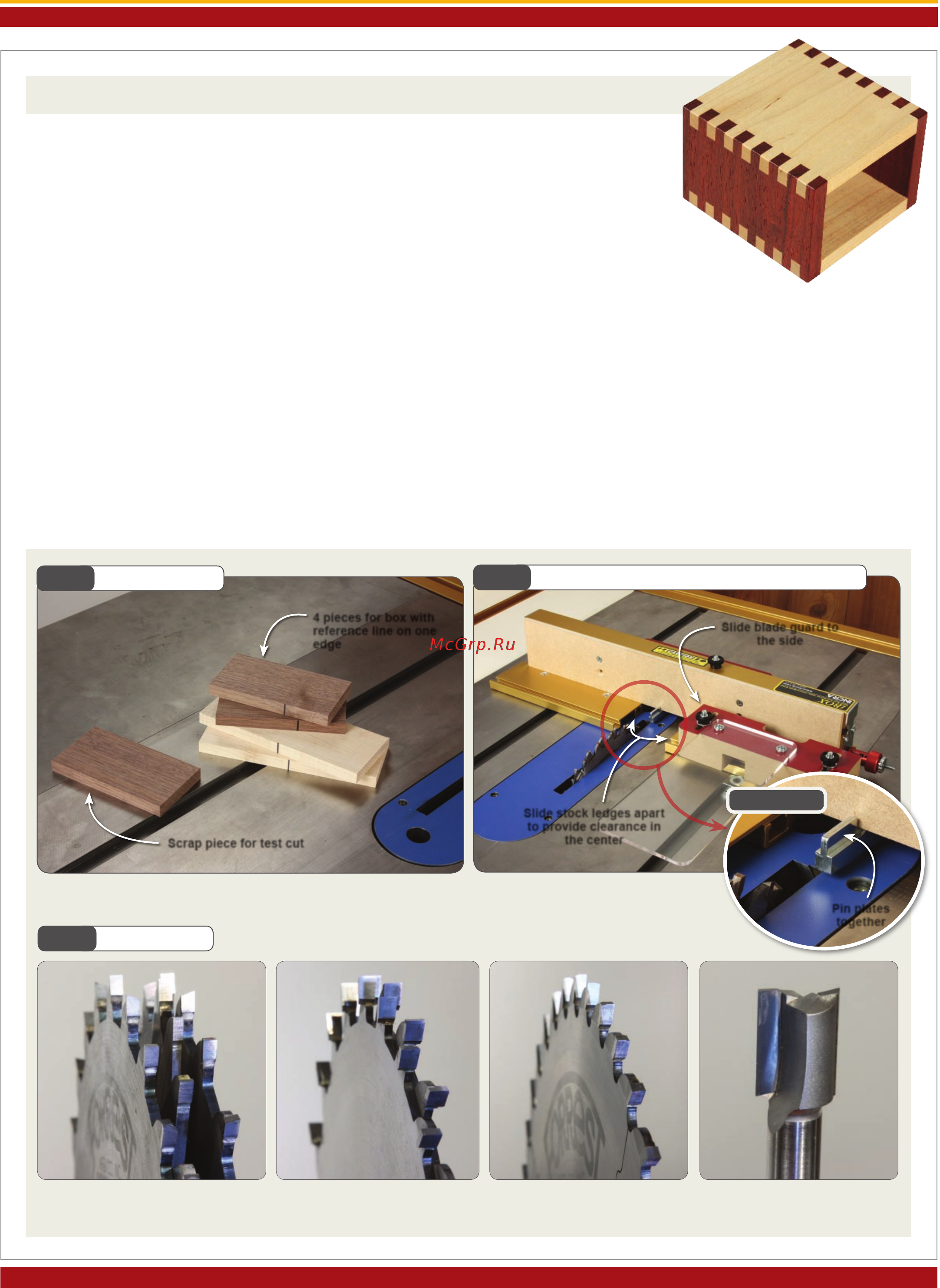 Incra I-BOX [7/12] Operations cutting a box joint