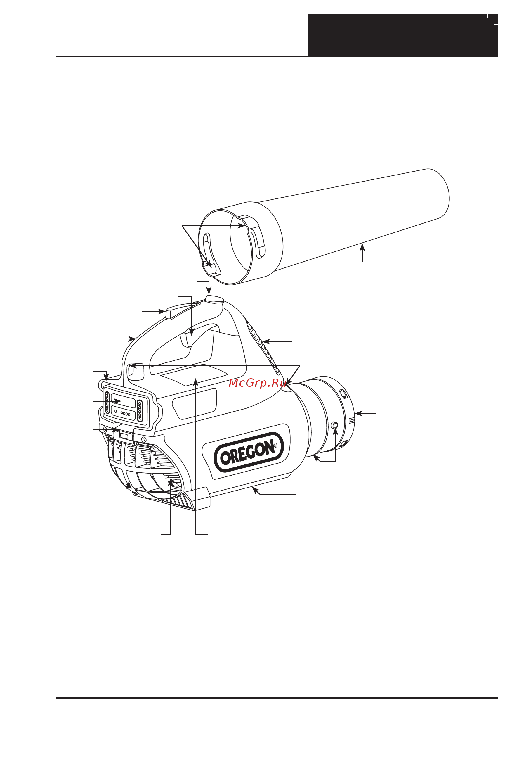Oregon BL300 609459 без акк. и з.у [9/464] Product identification
