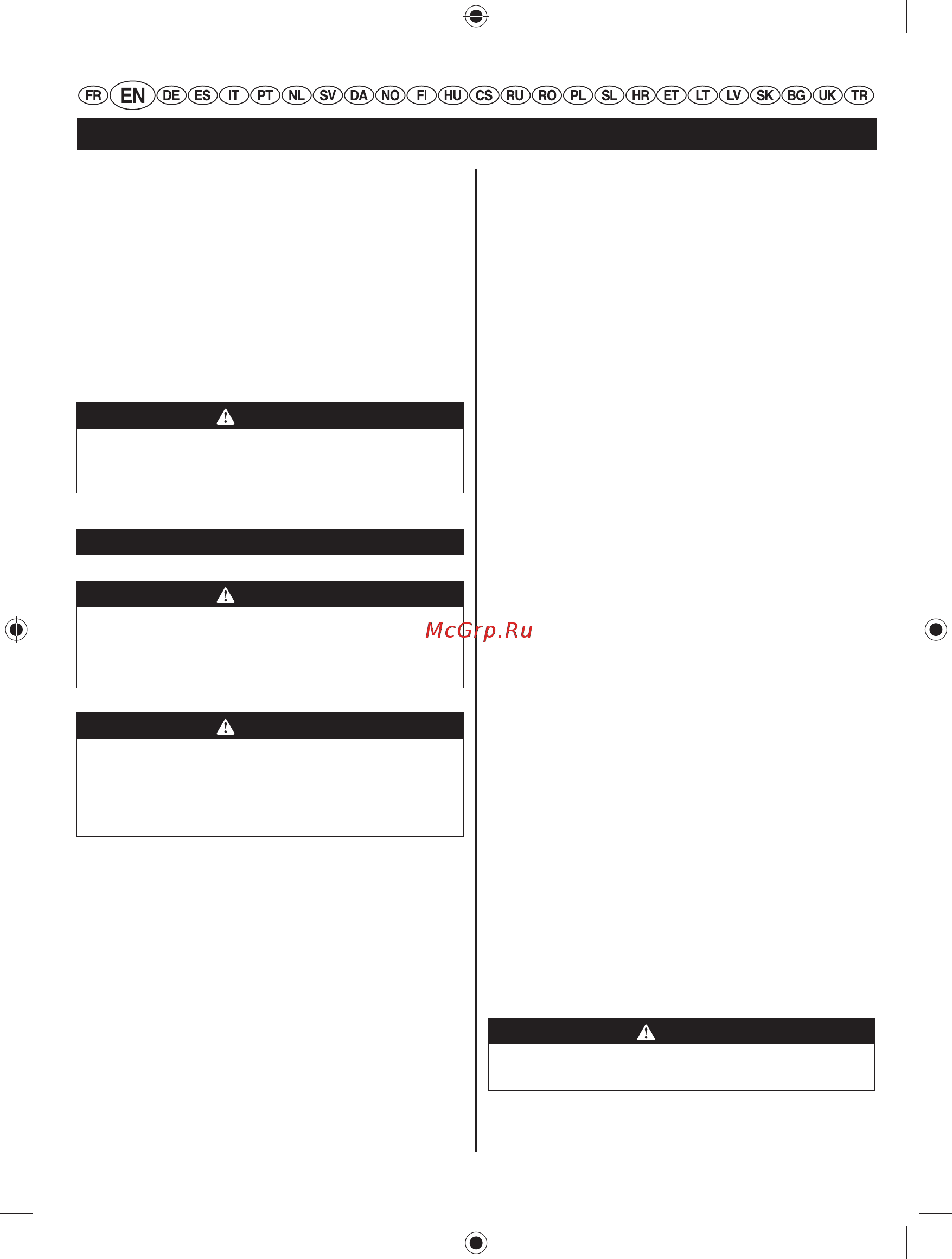 Ryobi RBL26BP (3001815) [16/298] English original instructions
