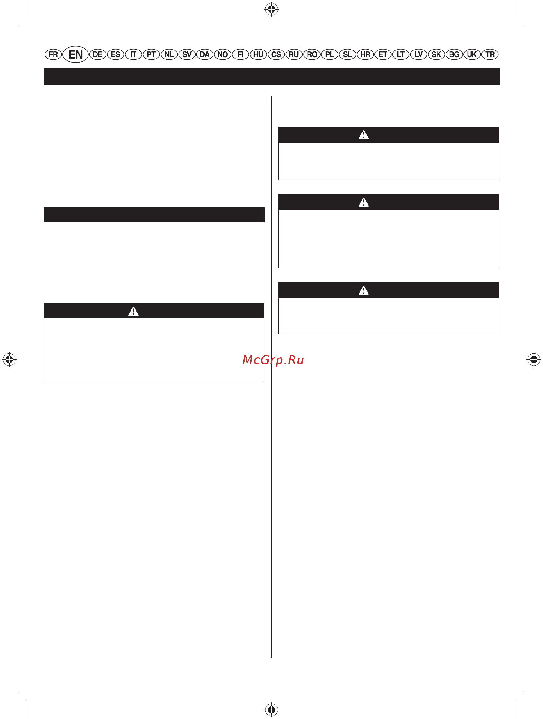 Ryobi RBL26BP (3001815) [19/298] English original instructions