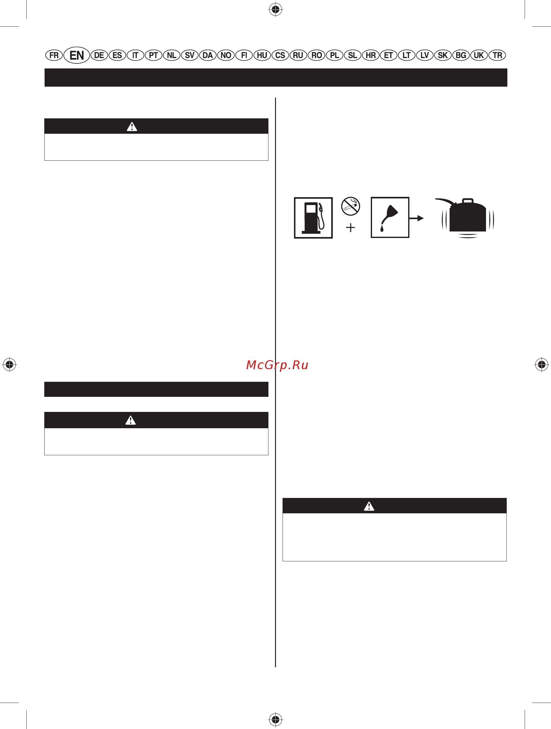 Ryobi RBL26BP (3001815) [20/298] English original instructions