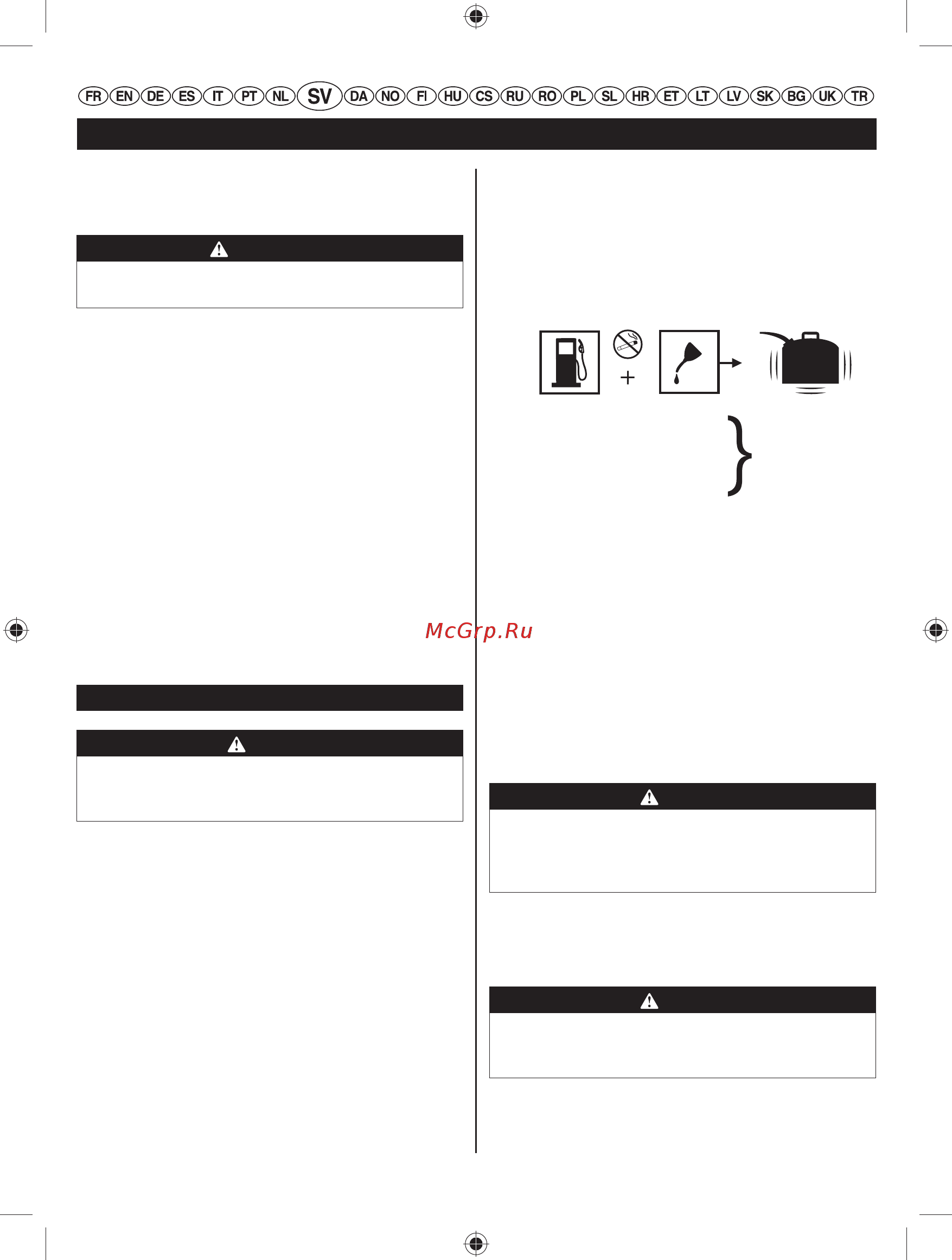 Ryobi RBL26BP (3001815) [85/298] Svenska översättning från originalinstruktioner
