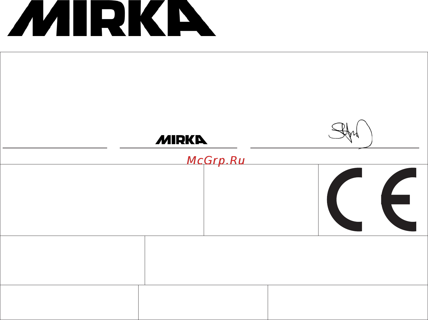 Mirka RP-300NV [18/124] Mirka 3 00 rpm 77 mm 3 rondelpudser