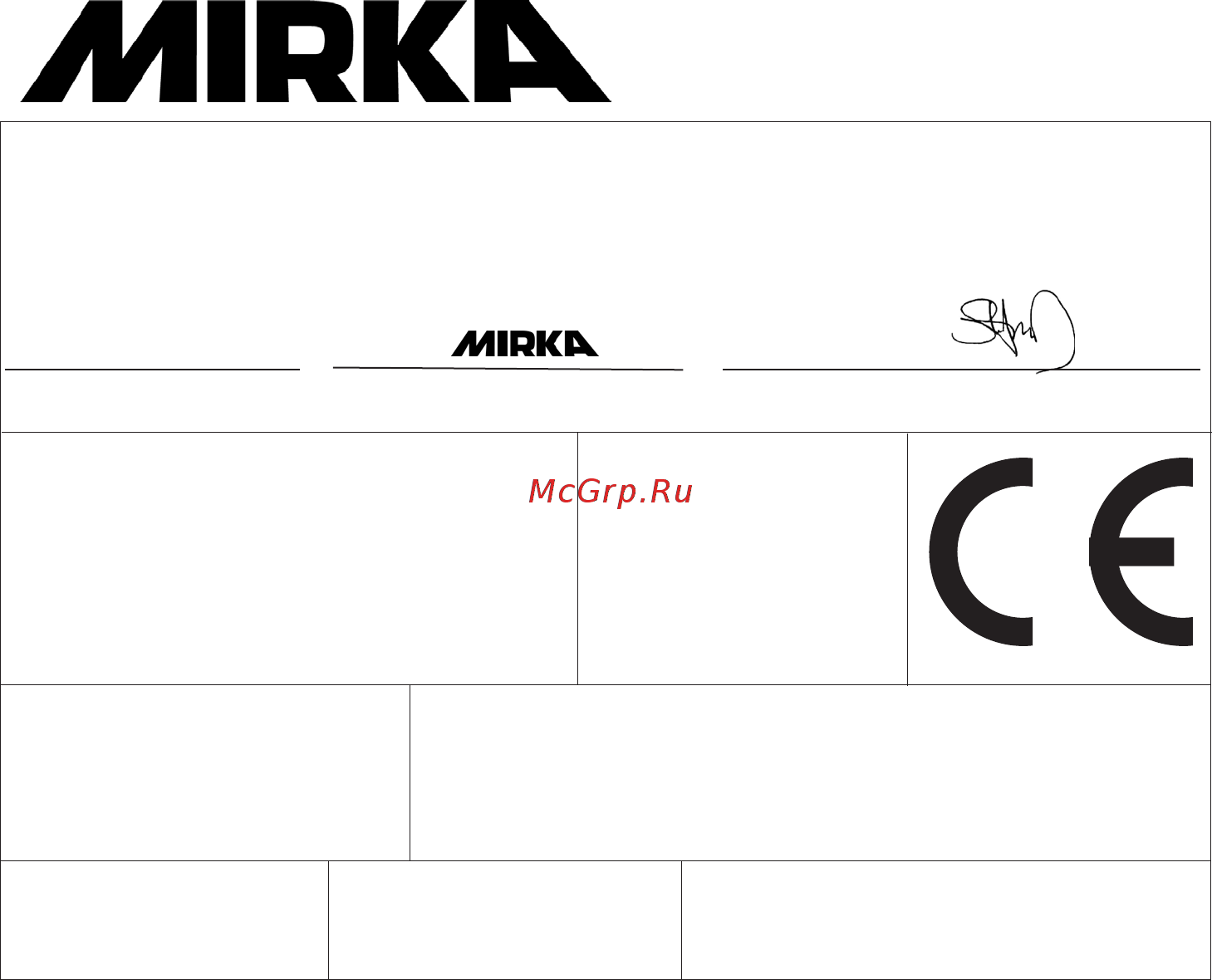 Mirka RP-300NV [90/124] Mirka 3 00 rpm 77 mm 3 pol politriz