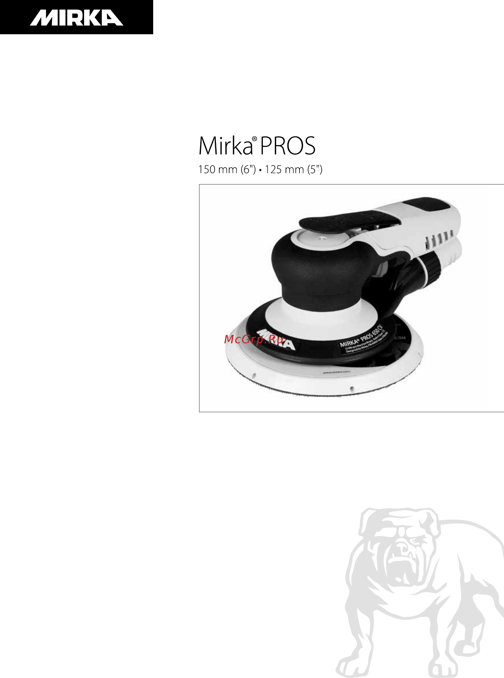 Mirka ROS550CV Инструкция по эксплуатации онлайн