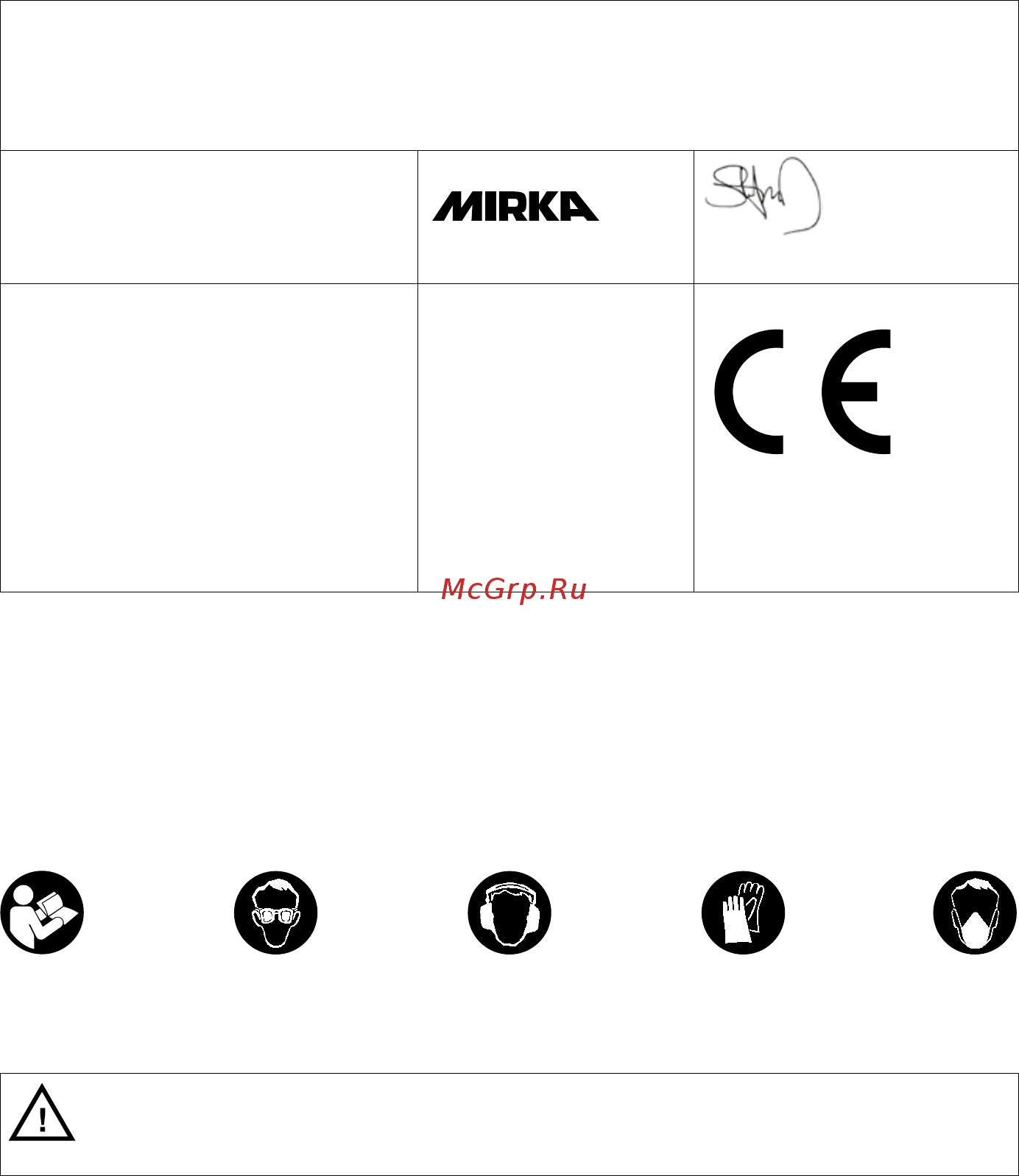 Mirka PROS625CV [125/216] Atbilstības deklarācija