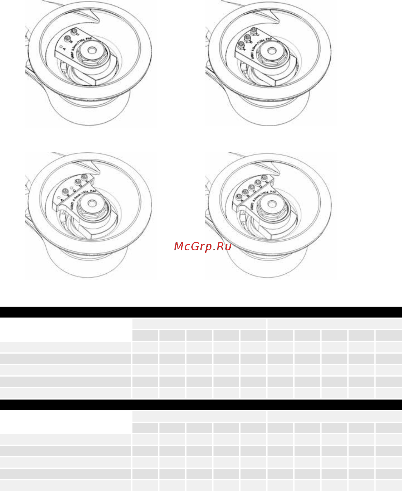 Mirka PROS625CV [26/216] Snížení vibrací pomocí ochranné podložky nebo vložky