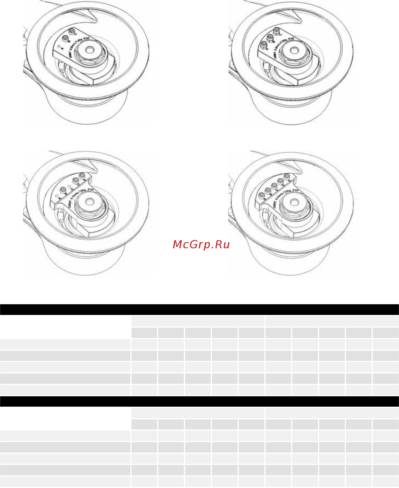 Mirka PROS625CV [40/216] Mirka pros 150 mm 6 125 mm 5