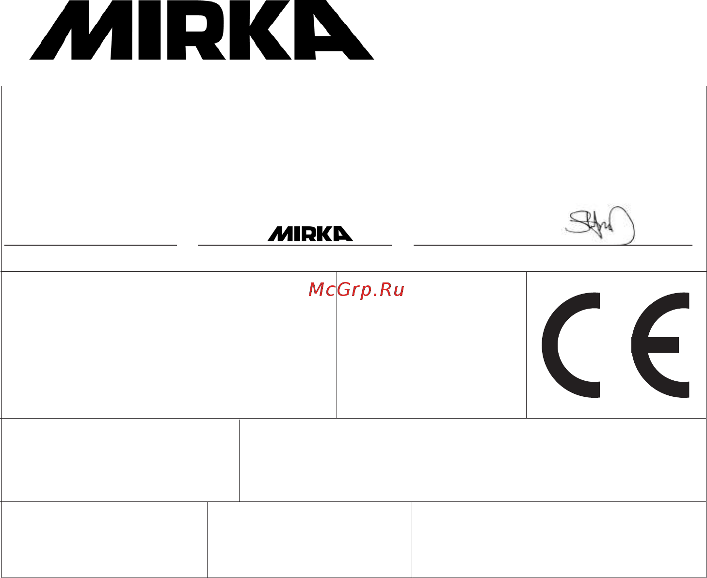 Mirka ROS550DB [11/124] Mirka 12 000 об мин 125 мм 5 инча 150 мм 6 инча ексцентрикови шлайфмашини