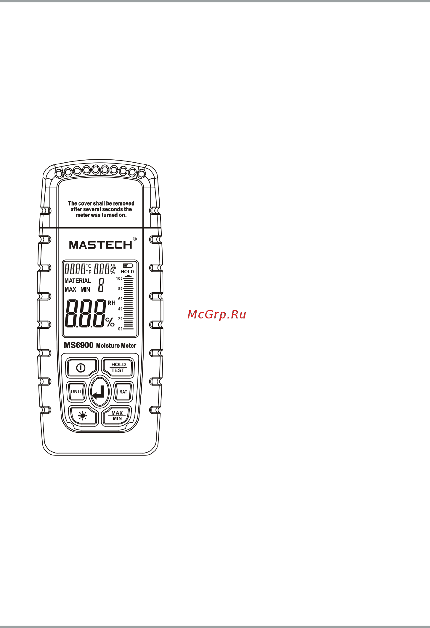Mastech MS6900 Инструкция по эксплуатации онлайн