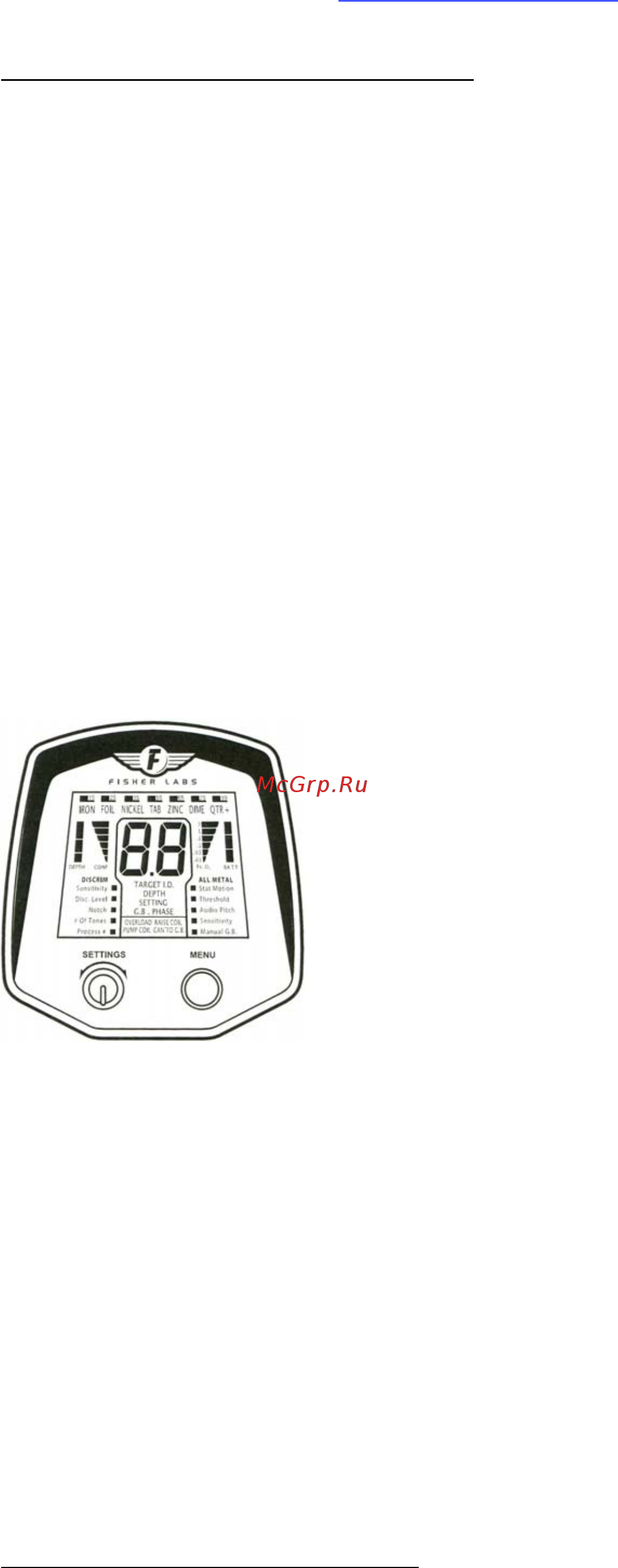 TEGERA FISHER F75 [11/27] Www mdregion ru